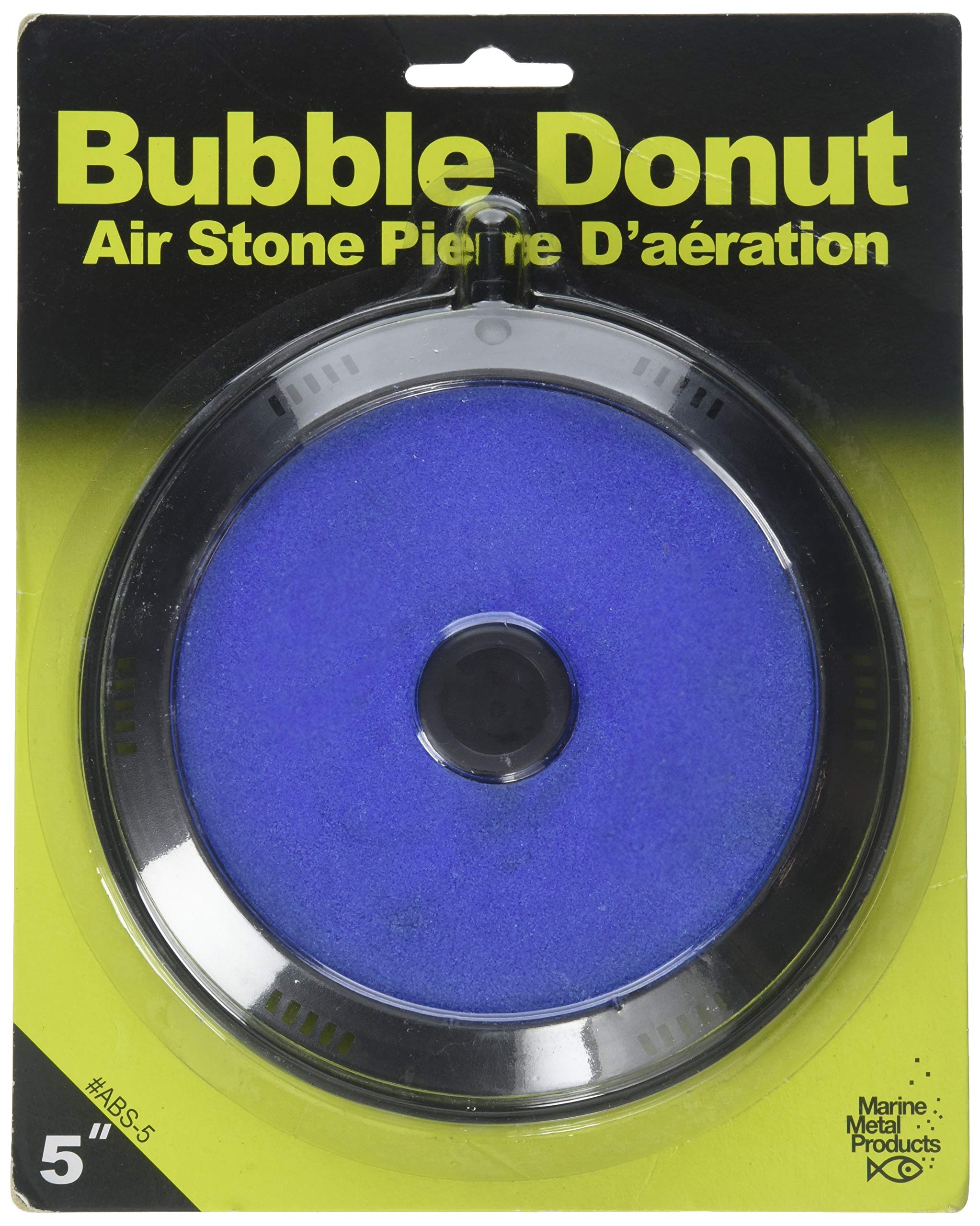 Marine Metal ABS5 Live Bait Bubble Donut for Bait Buckets, Air Diffuser Accessory (5 in)