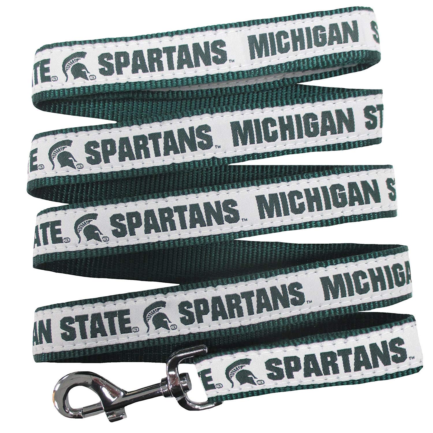 Ncaa Pet Leash, Medium, Michigan State Spartans, Dog Leash, Shiny & Colorful Leash For Dogs & Cats Licensed By The Ncaa