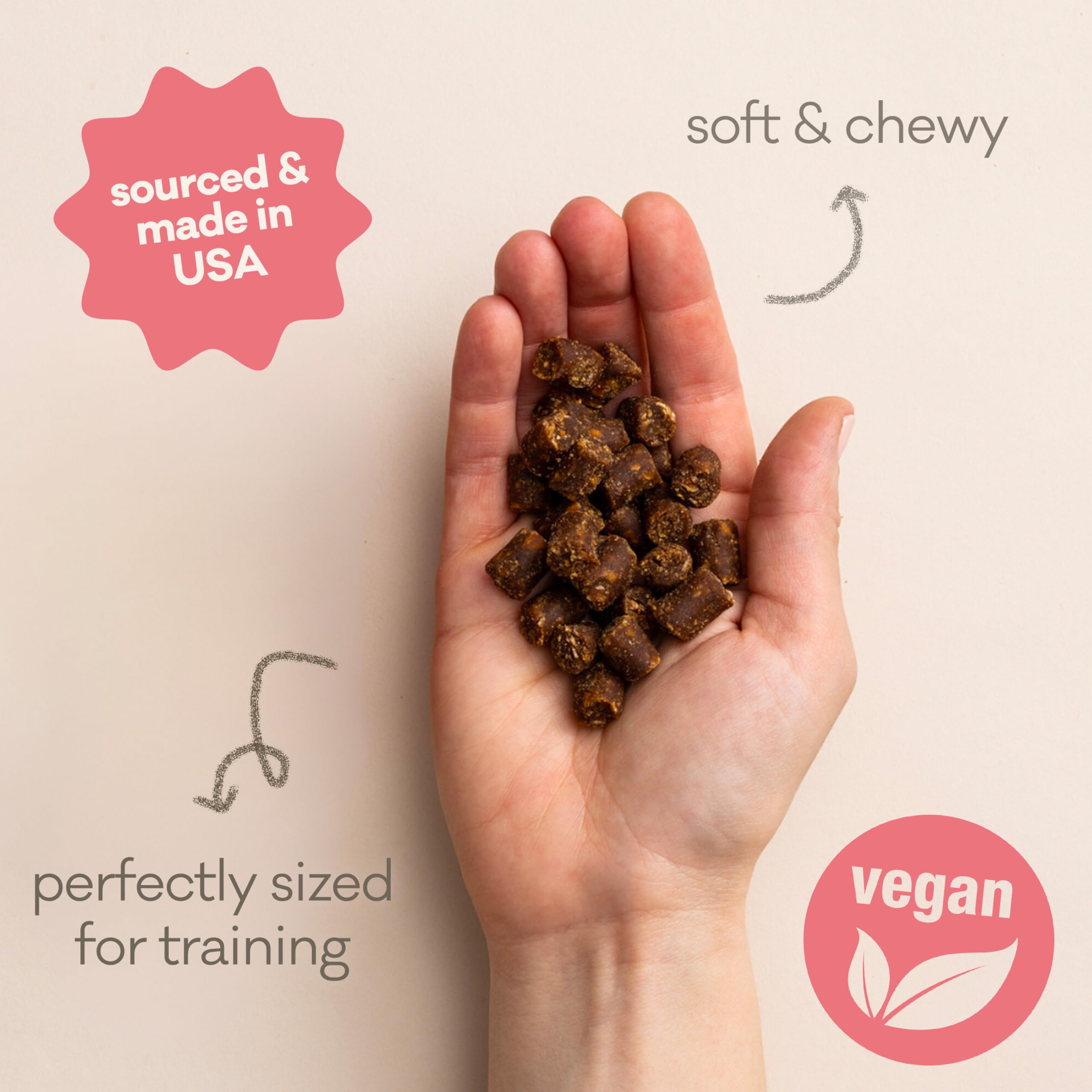 Polkadog Premium Healthy Dog Birthday Treat - Soft, Chewy & Vegan Treats - New England Peanut Butter and Banana Small Batch Reci