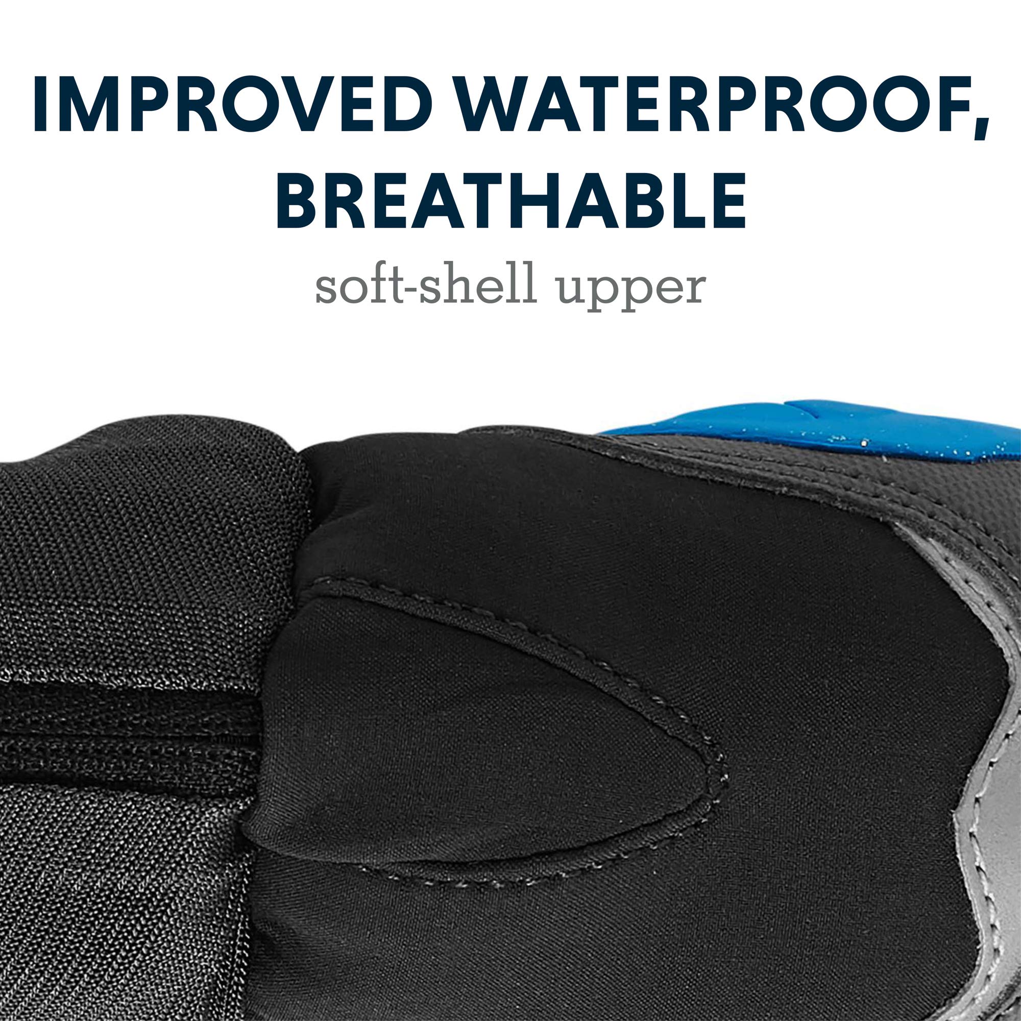 Ruffwear, Polar Trex Waterproof Winter Dog Boots with Rubber Soles for Cold Weather, Obsidian Black, 1.50 in (2 Boots)