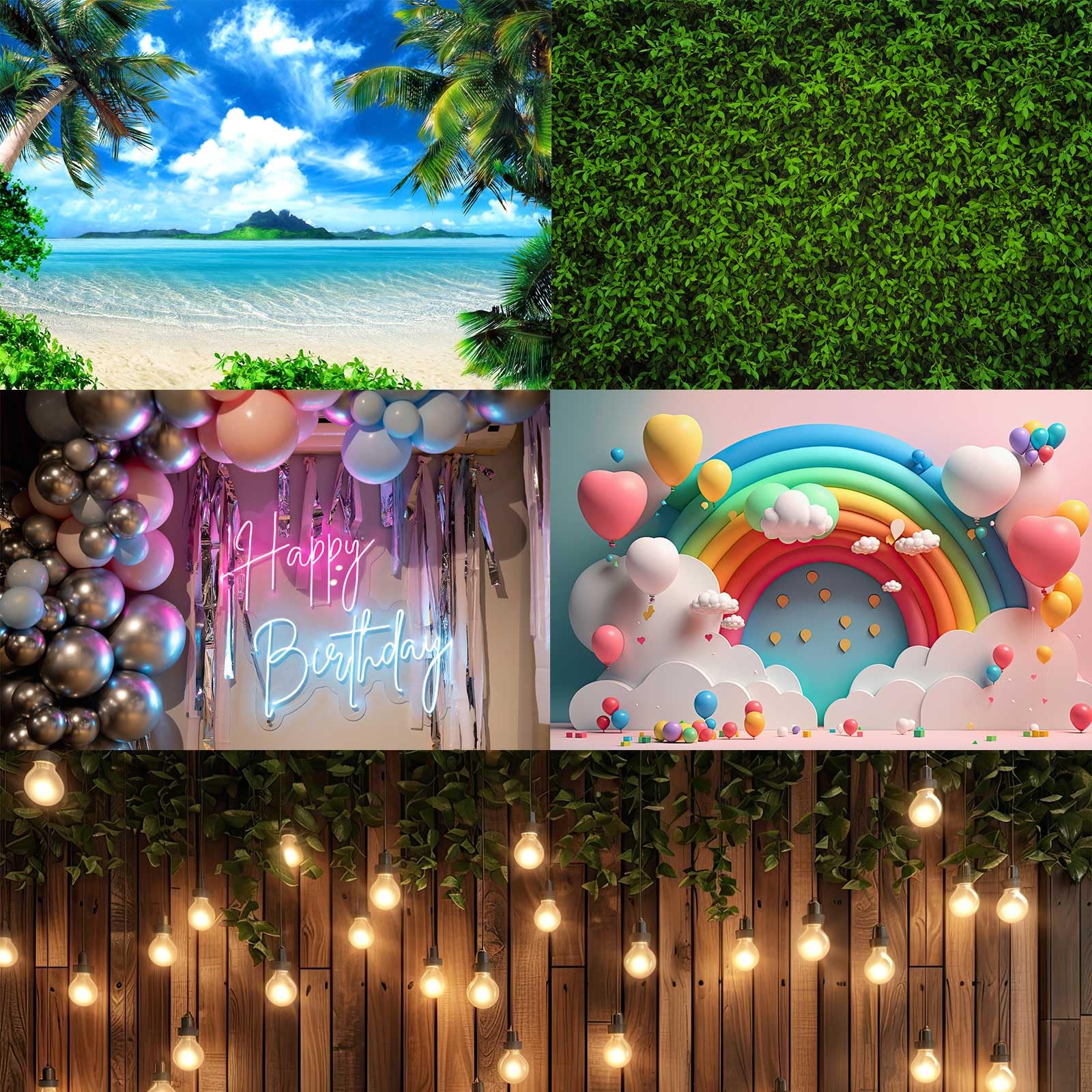 Aquarium Background Underwater Beautiful Coral Reef with Seaweed Bubbles Terrarium Backdrop Aquatic Plants Sunlight Rays Fish Ta