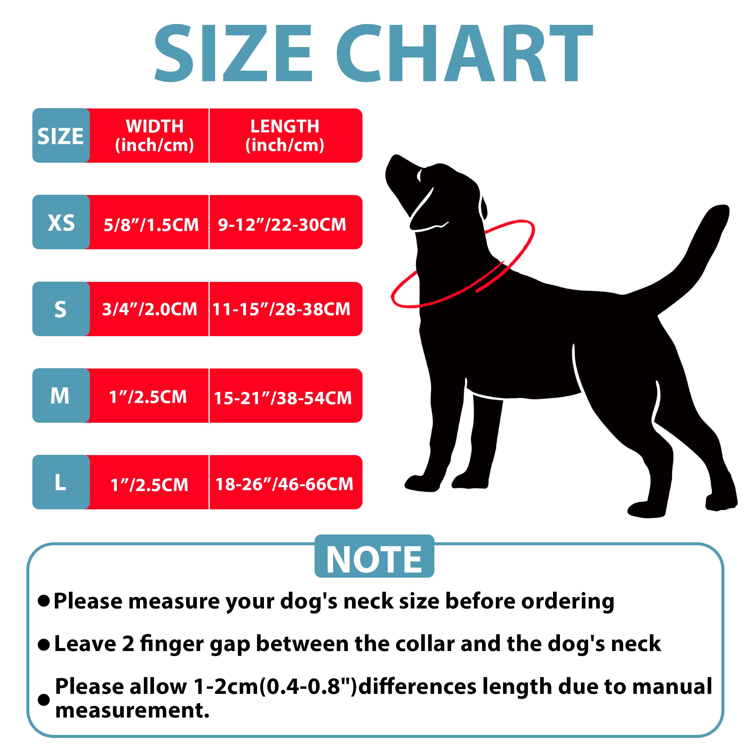 Seyezo Martingale Dog Collar, Slip Martingale Collar For Dogs With No Buckle, Reflective Pet Trainning Collar For Small Medium L