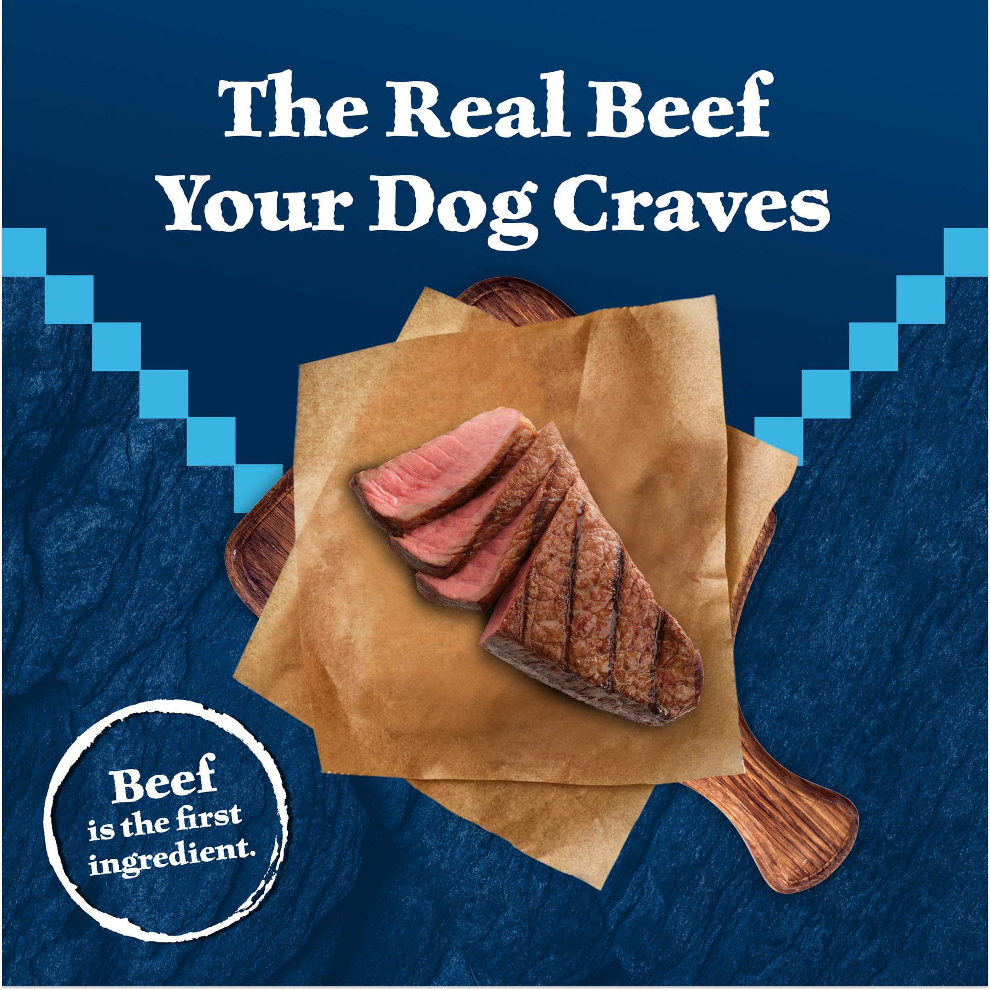 Blue Buffalo Wilderness High-Protein Rocky Mountain Recipe Dry Food for Adult Dogs, Red Meat & Grains, 13-lb. Bag
