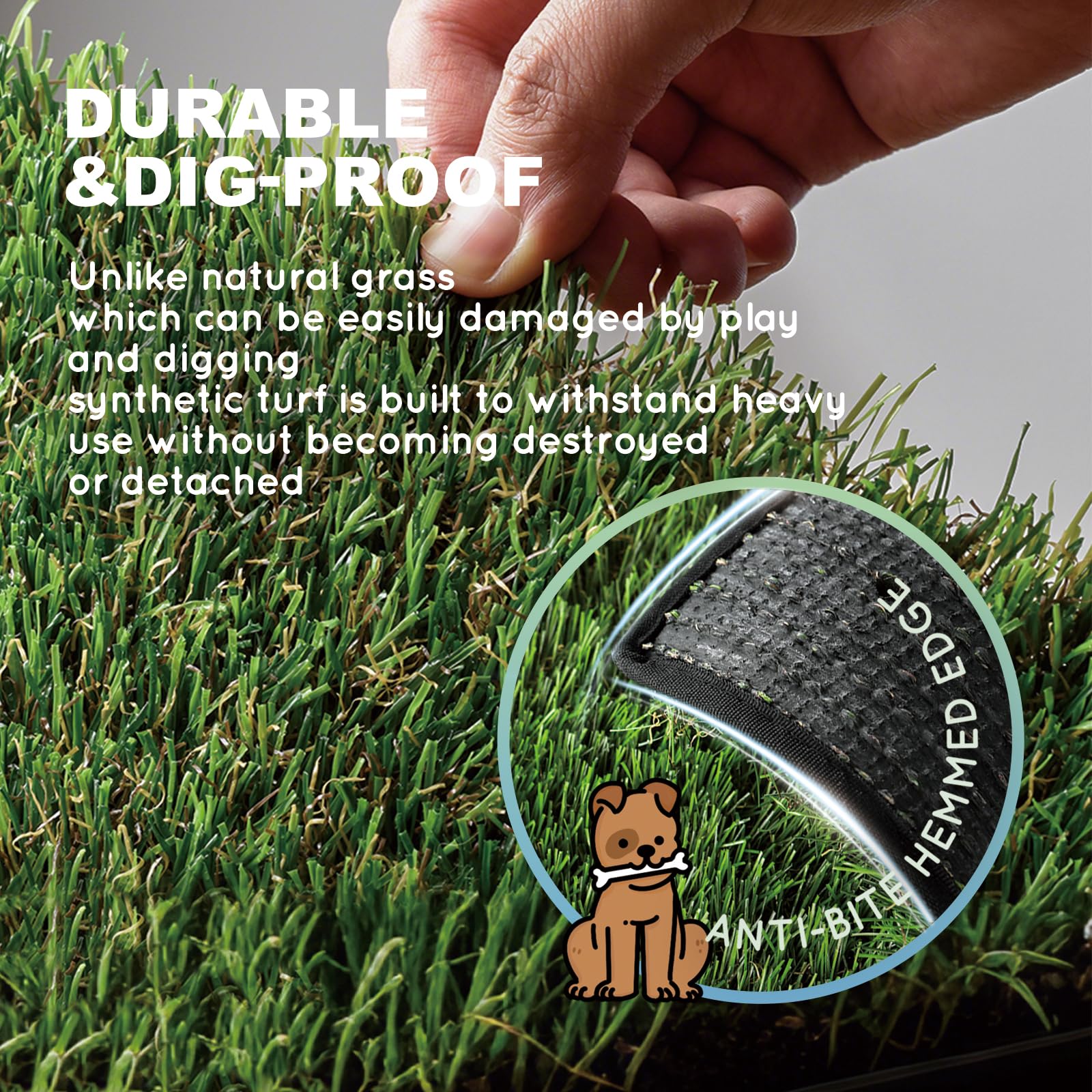Hq4Us Dog Grass Pad With Tray Medium 31     21    Dog Litter Box Toilet With 2  Artificial Grass For Dogs With Hemmed Edge, Pee