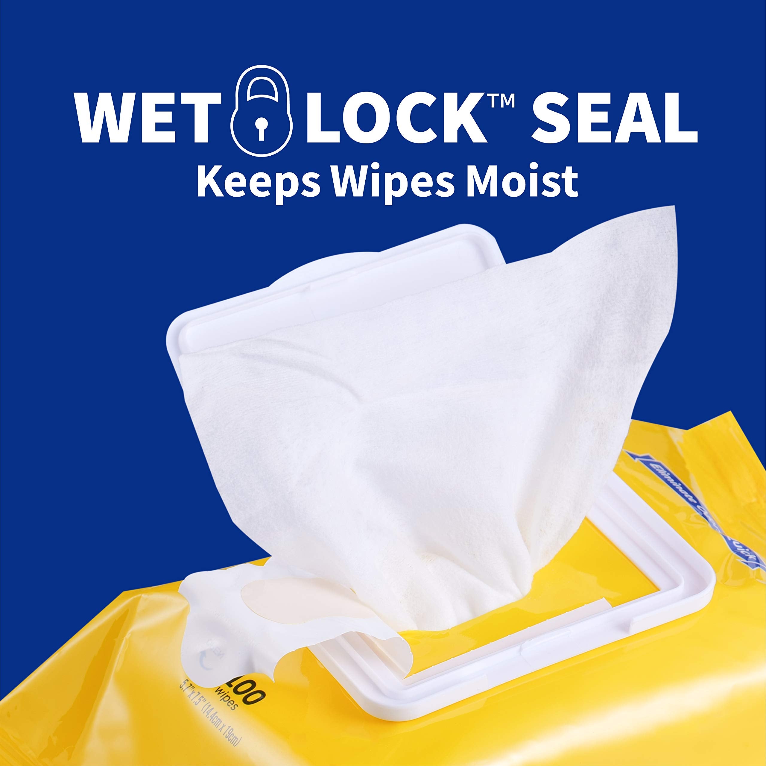 Wet Ones For Pets Deodorizing Multi-Purpose Dog Wipes With Baking Soda, 100 Ct - 12 Pack | Dog Deodorizing Wipes For All Dogs In