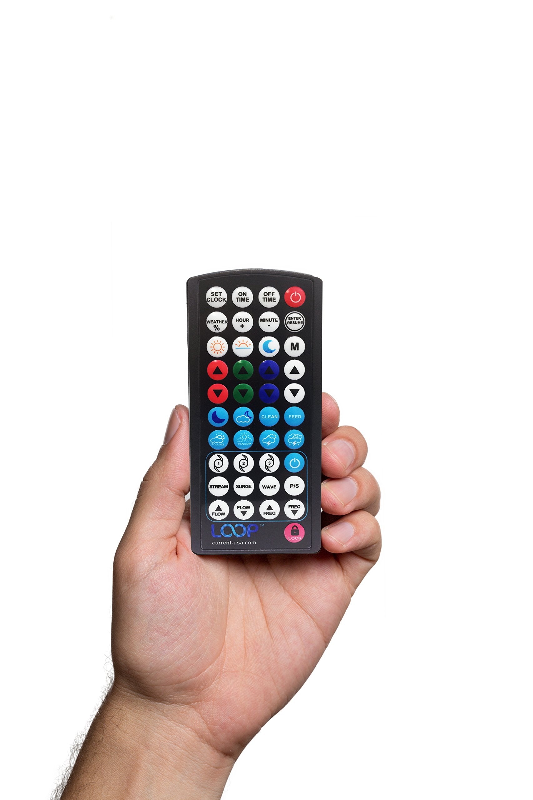 Current Usa 18-24' Inch Orbit Marine Ic Led Saltwater Reef Marine Aquarium Light | 24 Hour Ir Lighting & Eflux Wave Pump Control | Adjustable Color Spectrum For Fish Tank (4104)