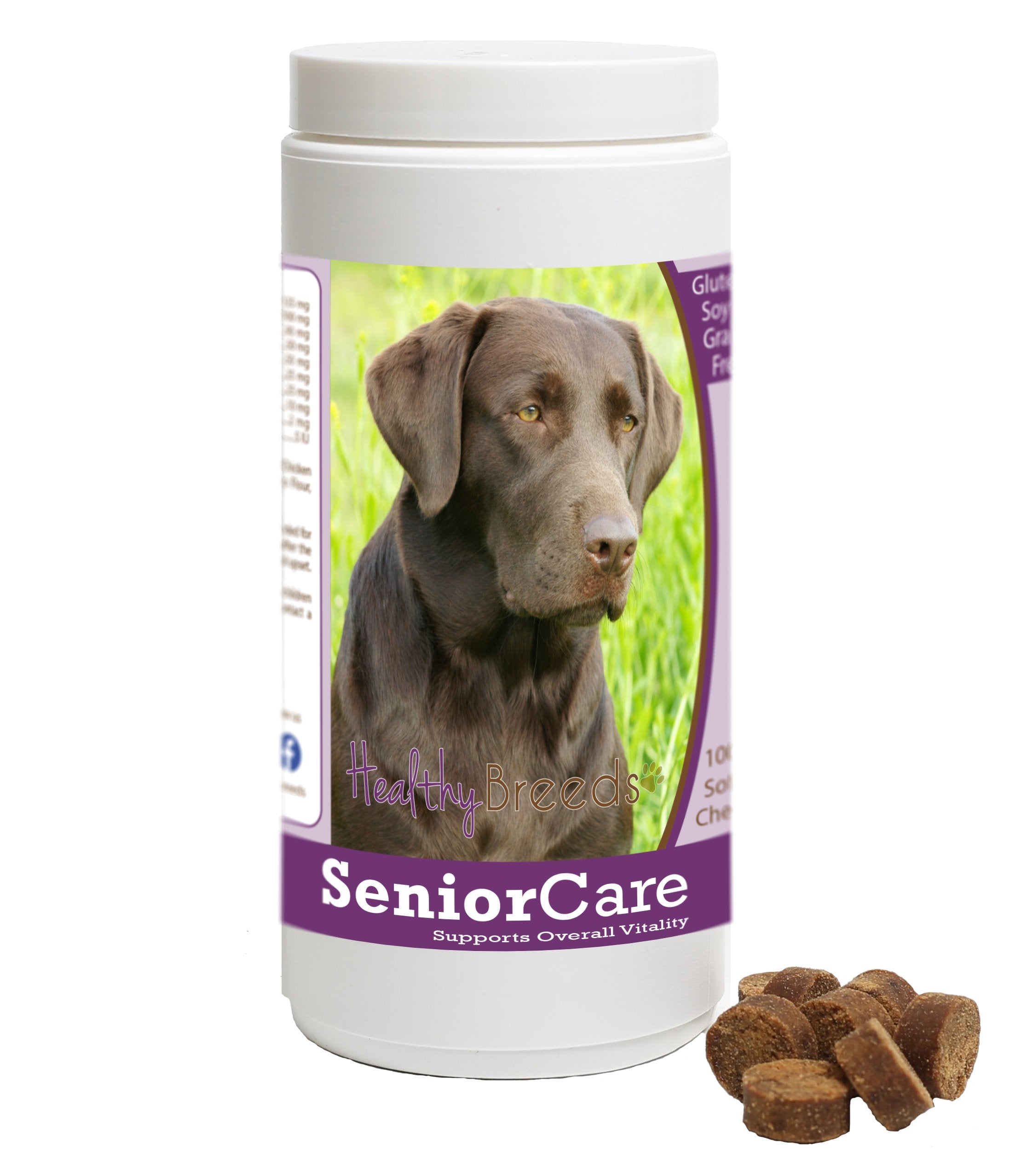 Healthy Breeds Labrador Retriever Senior Dog Care Soft Chews 100 Count