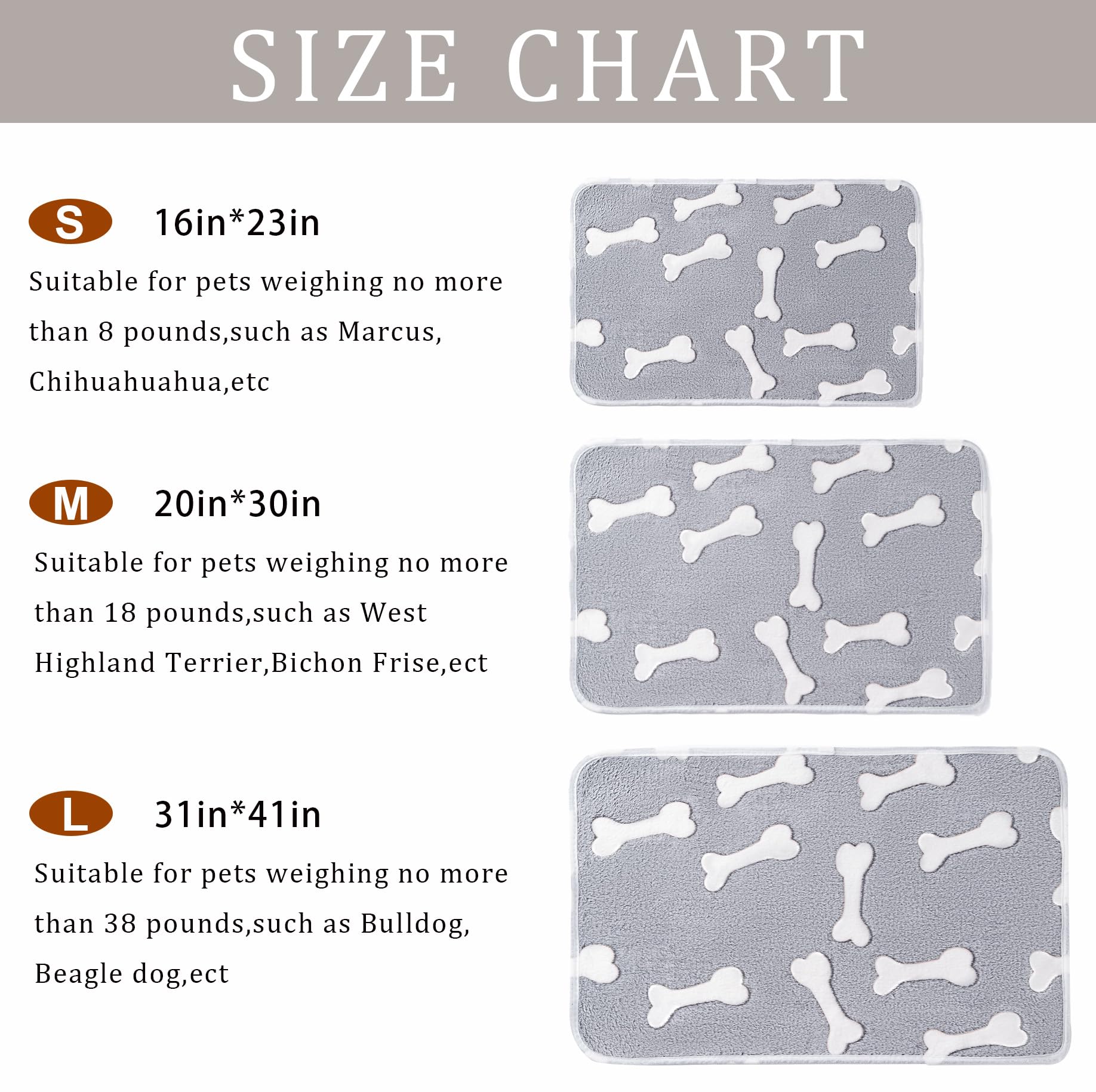 1 Pack 3 Blankets Super Soft Fluffy Premium Fleece Pet Blanket Flannel Paw Printed Throw For Dog Puppy Cat (Large 41X31'', Star,