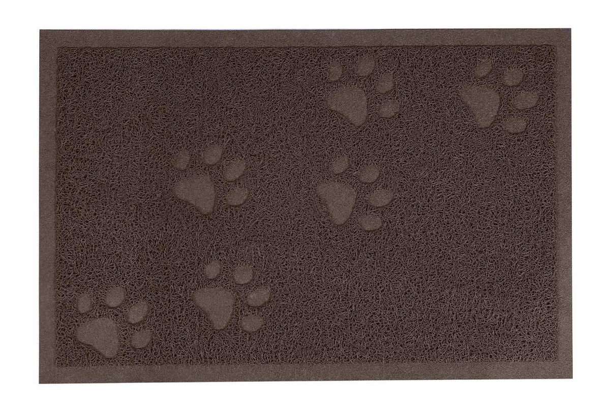 Darkyazi Cat Litter Box Mat For Floor Litter Trapping Mat Non-Slip Backing, Scatter Control, Easy Clean, Water Resistant, Soft On Paws (23.5' X 15.75',Coffee)