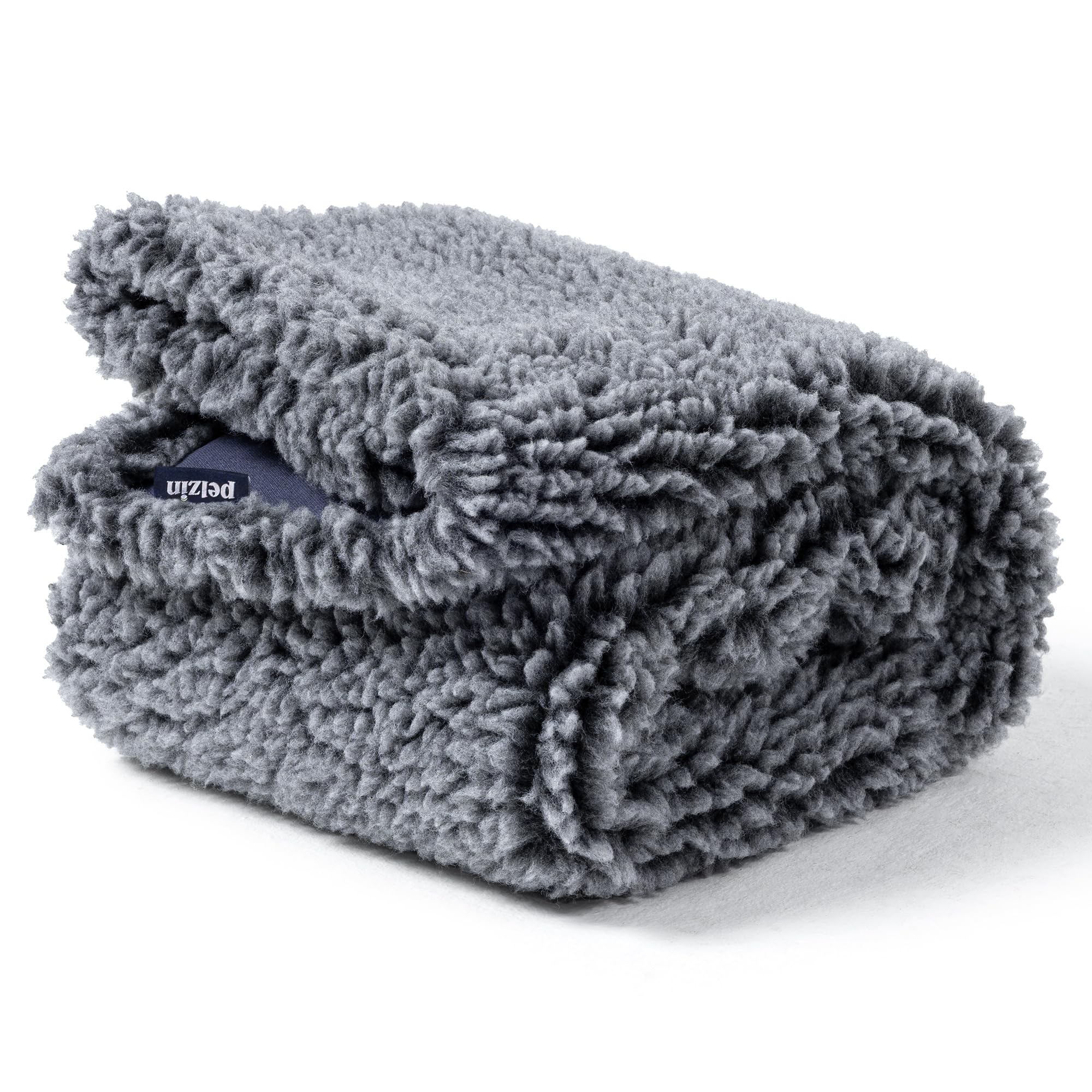 PELZIN Stoutwool Chew Proof Dog Blanket - Heavy Duty Waterproof Pet Blanket - Fluffy Dog Couch Cover Protector for Aggressive Ch