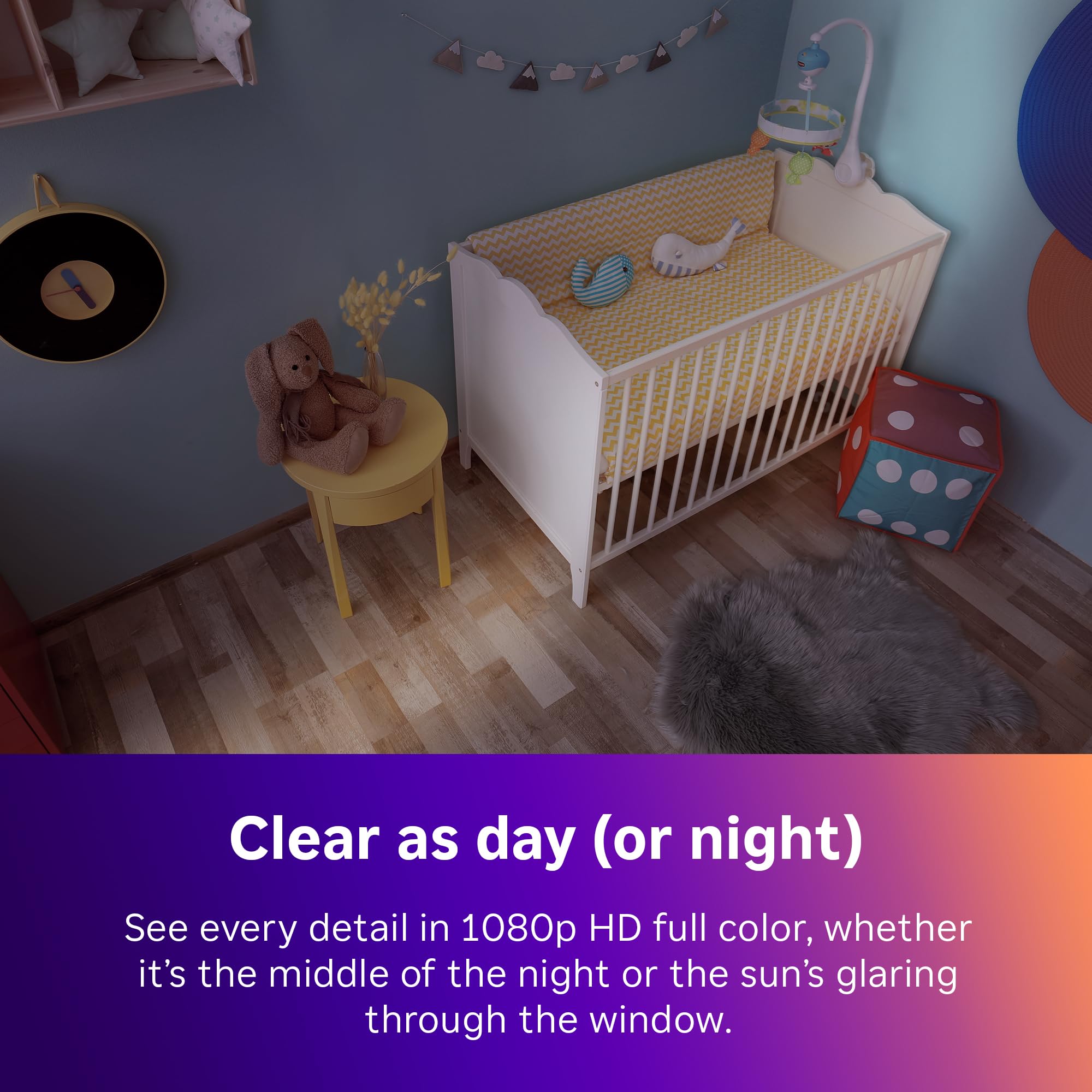 Roku Indoor Camera - Home Security - 1-Pack - Wired Security Camera & Pet Monitor with 1080p HD Color Night Vision, Works with Alexa & Google, Motion & Sound Detection, WDR & WiFi 6 -Like New