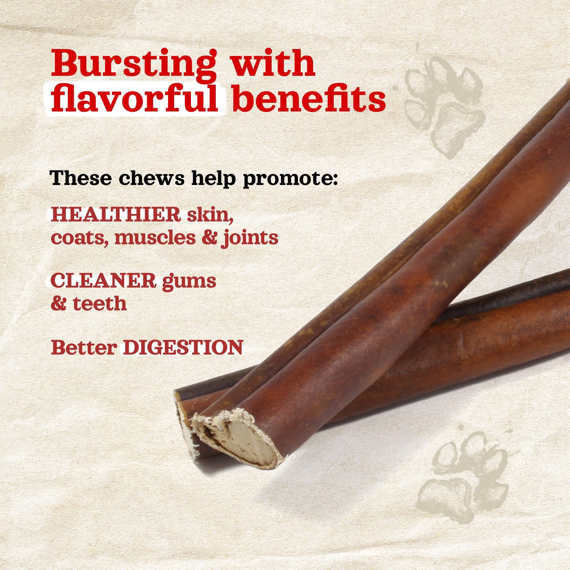 Natural Farm Peanut Butter Stuffed Collagen Sticks for Dogs (12 Inch, 5-Pack), Rawhide-Free Collagen Sticks, Natural Long Lastin