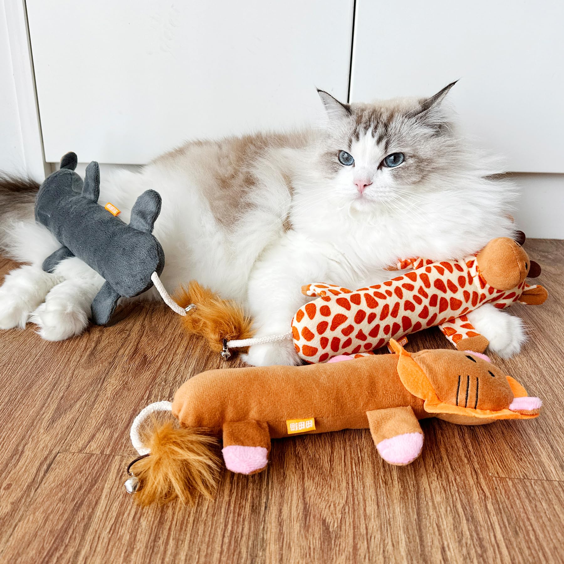 Ttcat Catnip Silvervine Matatabi Pillow For Cats, Kicker Toy, Large Size Cat Plush Toy (Mouse)