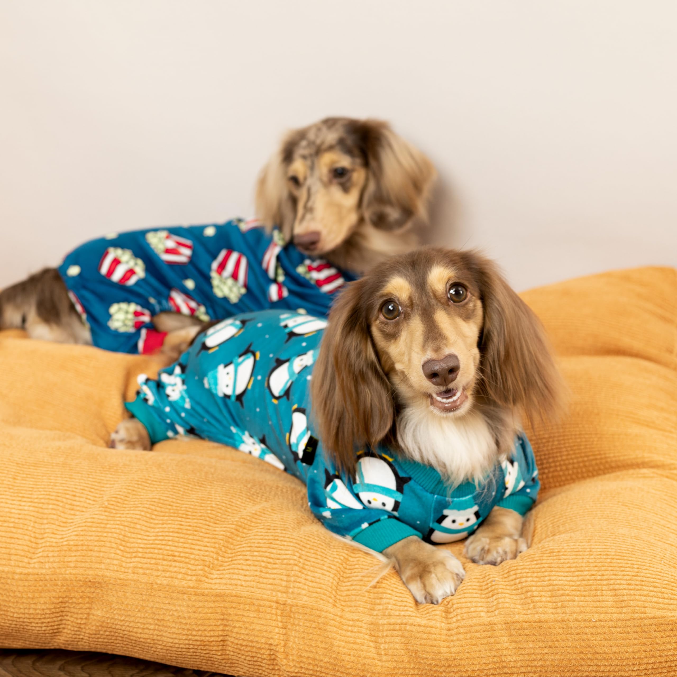 Fitwarm Cute Penguin Dog Pajamas, Dog Winter Clothes For Small Dogs Girl Boy, Cozy Dog Onesie, Soft Pet Jammies, Doggy Apparel,