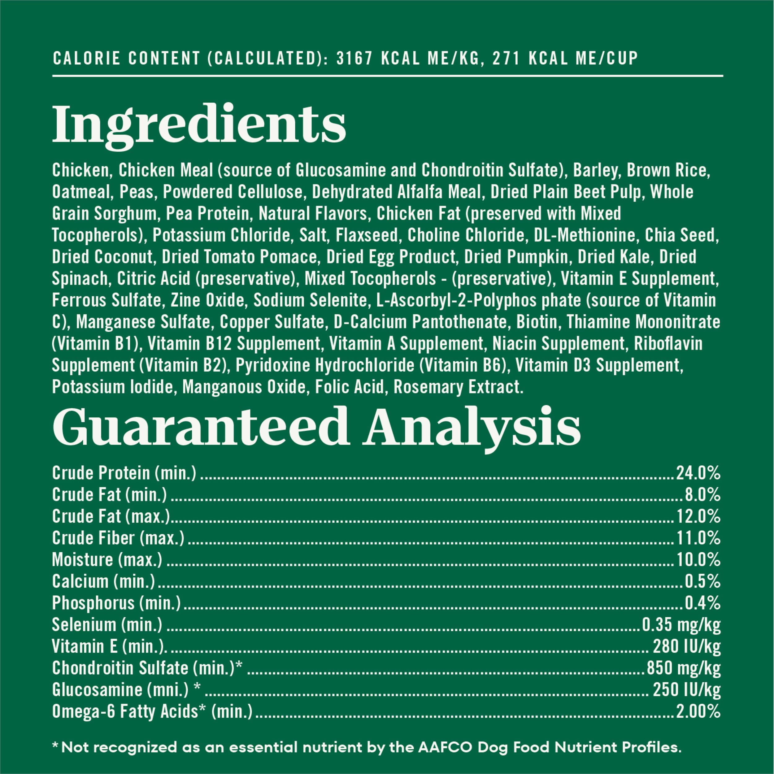 Nutro Natural Choice Adult Large Breed Healthy Weight Dry Dog Food, Chicken and Brown Rice Recipe, 30 lbs.