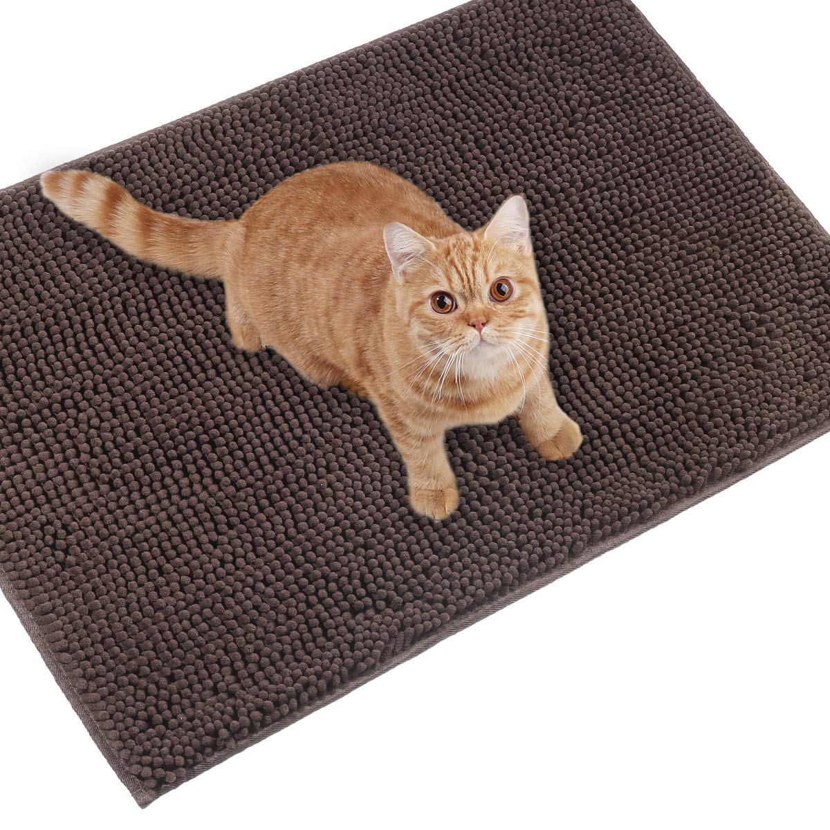 Vivaglory Cat Litter Mat, Litter Trapping Mat, 31''   20'' Cat Kitty Litter Rug With Waterproof Back, Super Soft For Cat'S Paws,