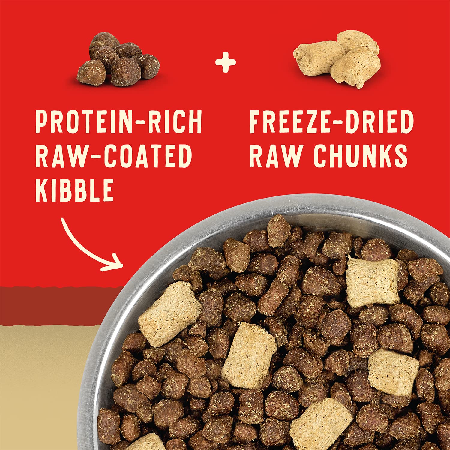 Stella & Chewys Wild Red Dry Dog Food Raw Blend High Protein Wholesome Grains Red Meat Recipe, 21 lb. Bag
