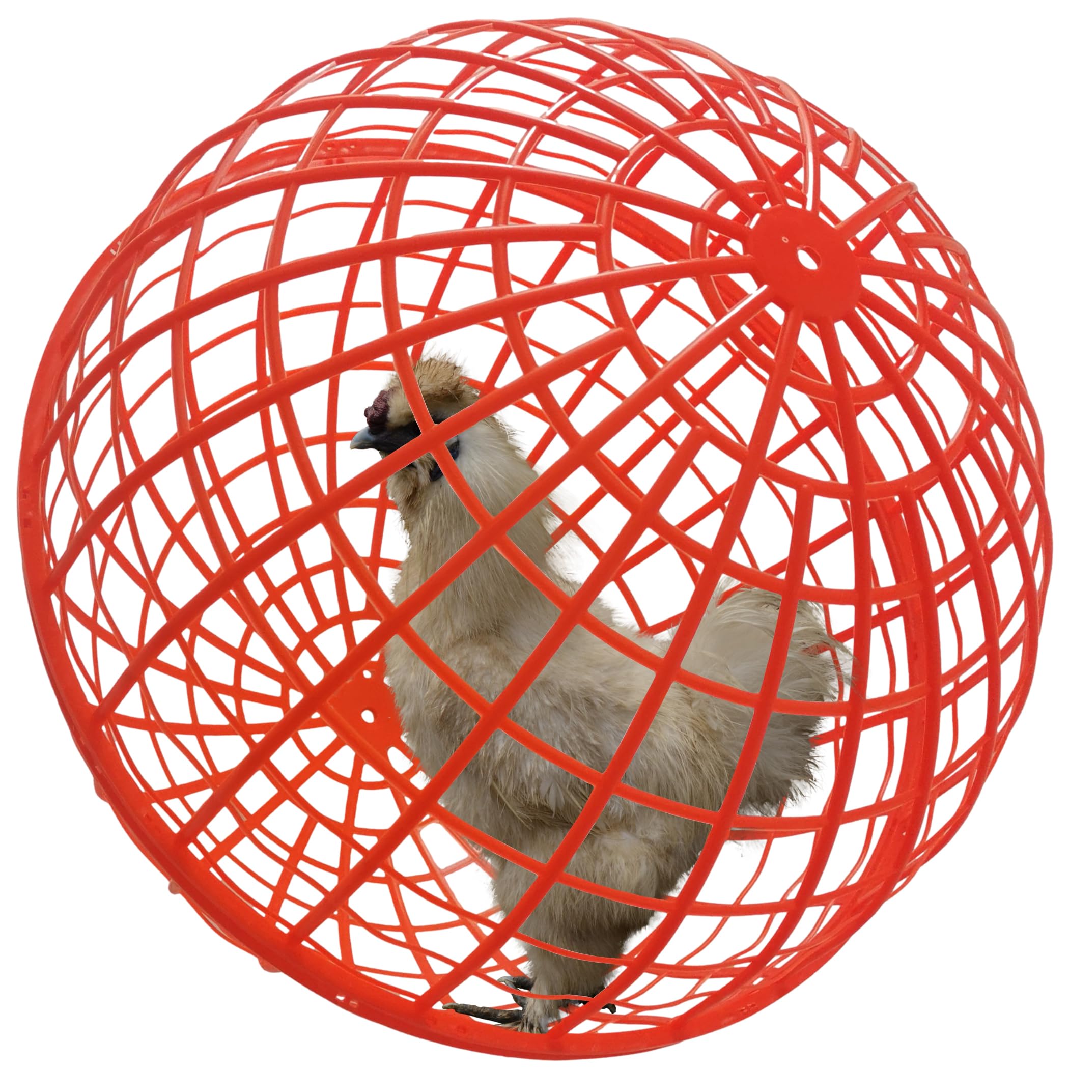 3 PCS 19.6 Movable Ball-Shaped Animals & Poultry Cages,Pet Safe Walking Net, Farm Courtyard Outdoor Accessible Rolling Rabbit Du
