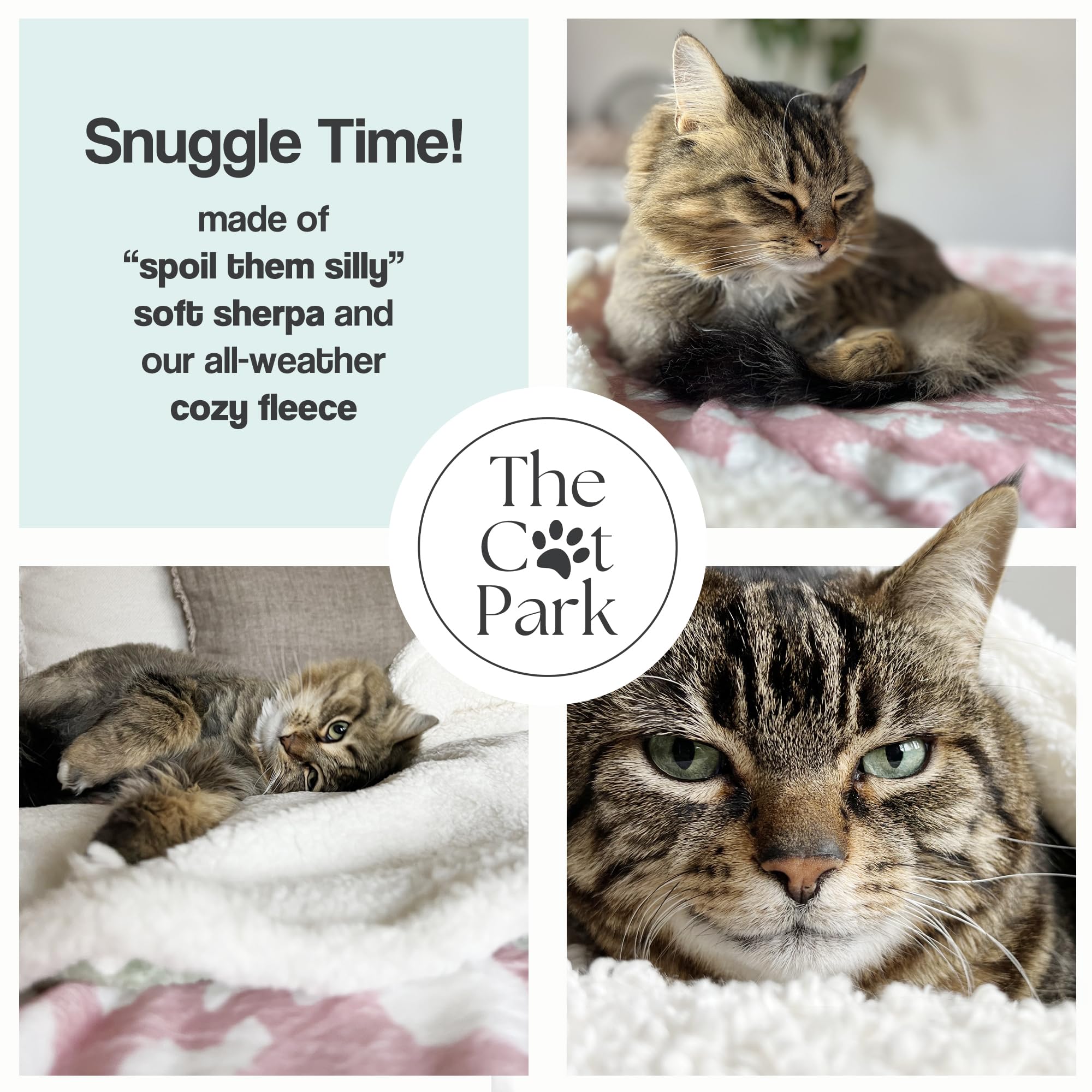 Cat Blankets for Indoor Cats Washable - Fluffy Soft Dog Blankets for Small Dogs & Cats, Premium Sherpa Fleece Pet Blanket for Pu