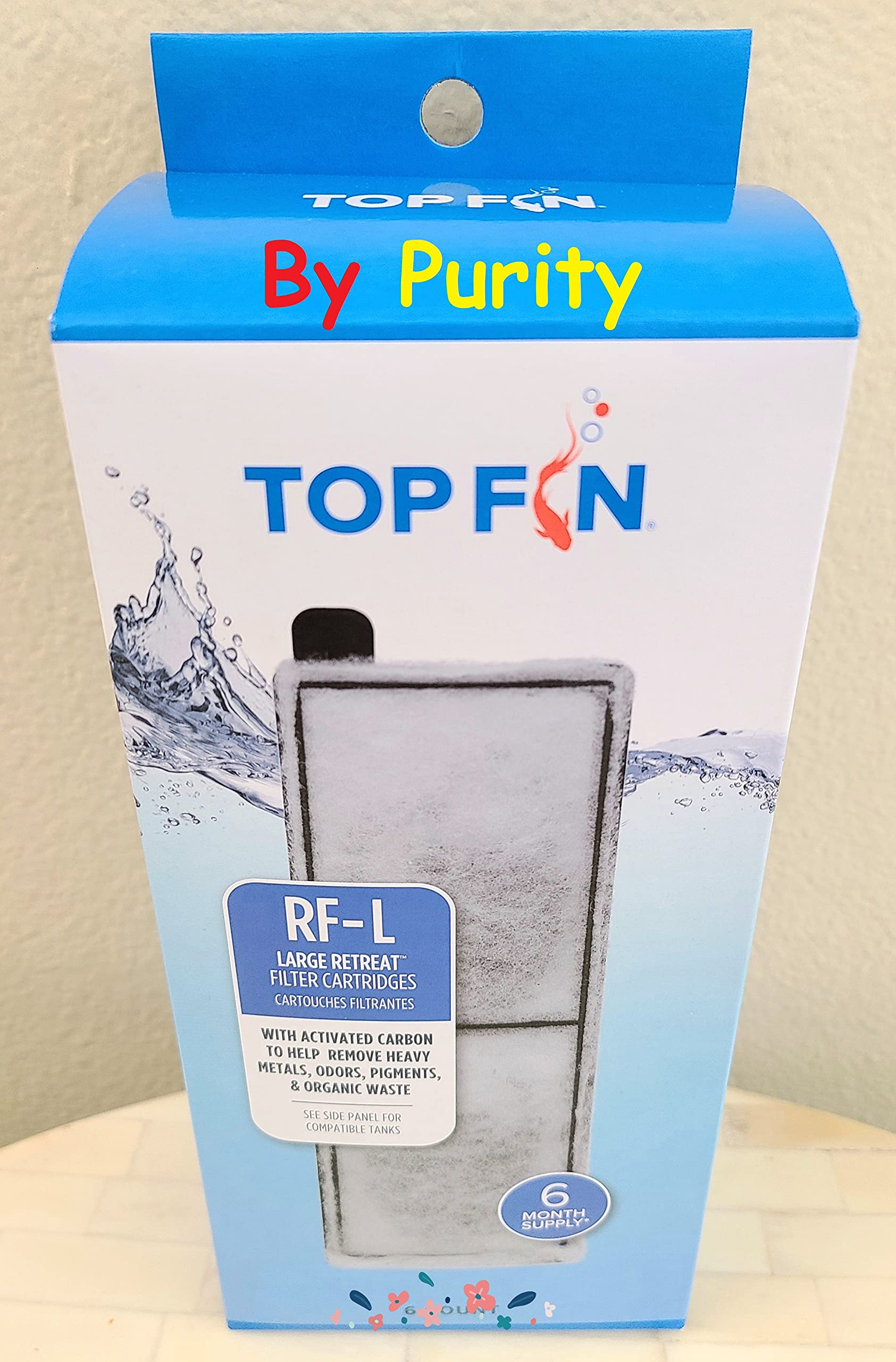 Top Fin Retreat Filter Large, Rf-L (6 Count)