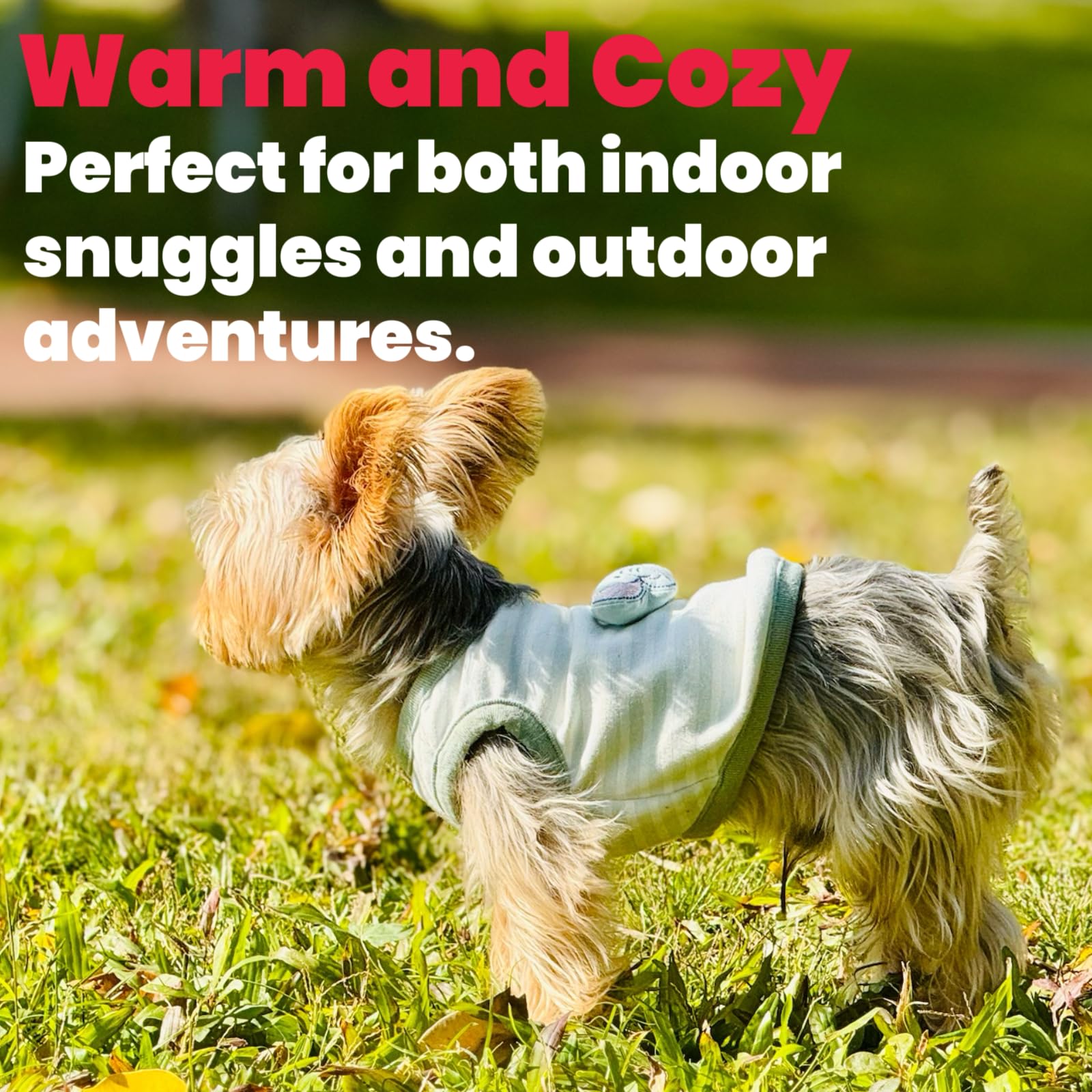 Yorkiegogo Handmade Tiny Pet Clothes, Baby-Soft Sweater Shirts For Newborn/Teacup Cats & Dogs (E.G., Chihuahuas, Yorkies, Miniat