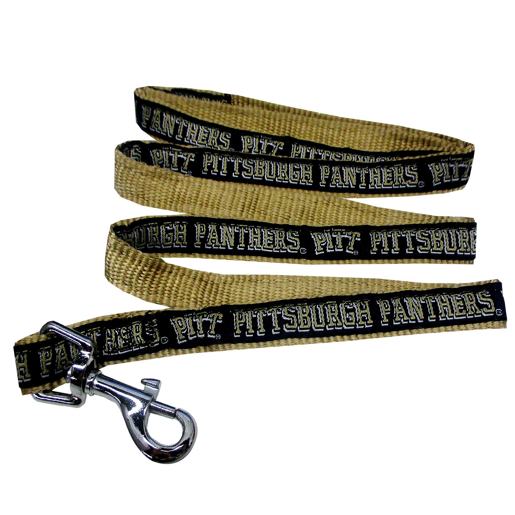 Ncaa Pet Leash, Small, Pittsburgh Panthers, Dog Leash, Shiny & Colorful Leash For Dogs & Cats Licensed By The Ncaa