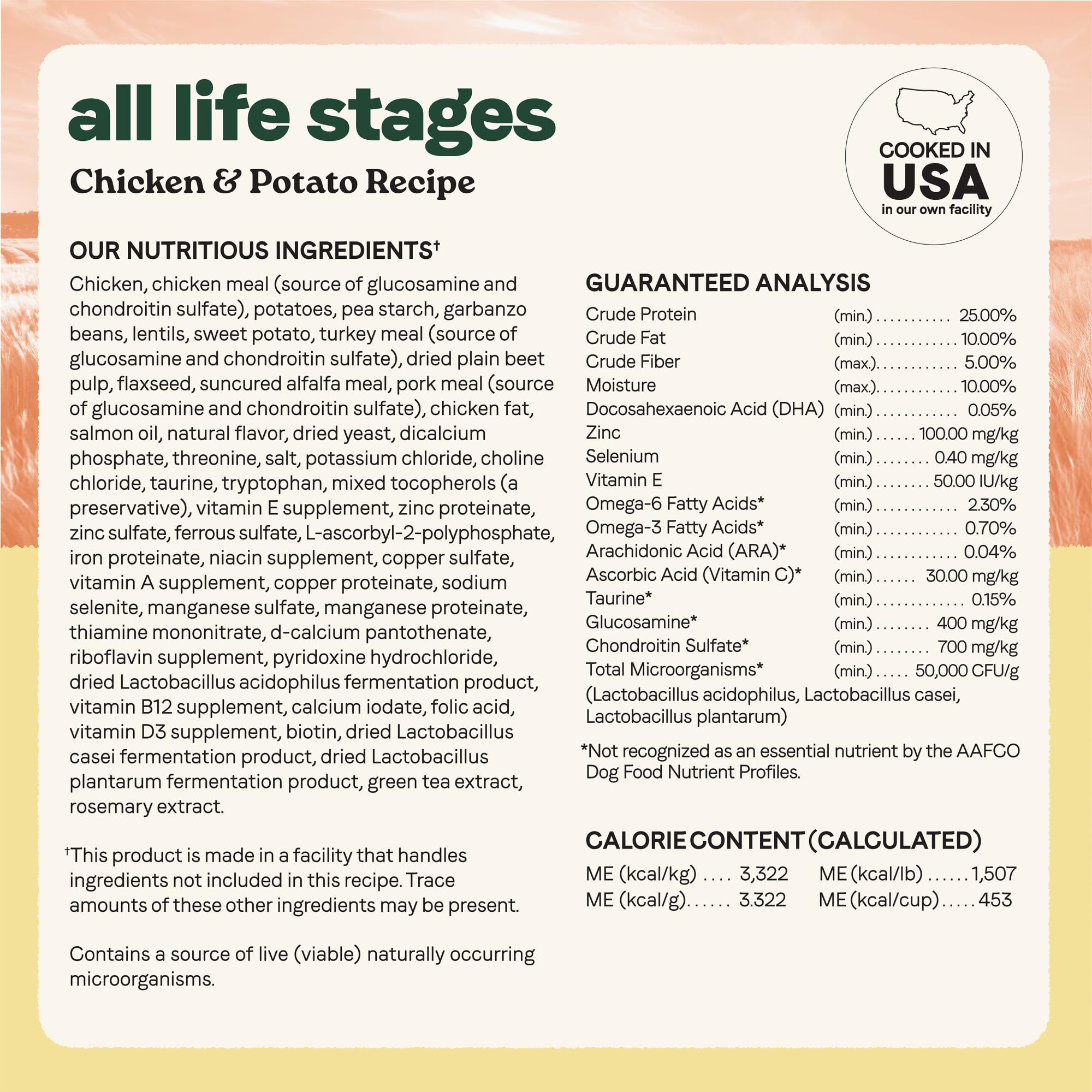 Canidae All Life Stages Real Chicken & Potato Recipe - High Protein and Grain-Free Premium Dry Dog Food for All Ages, Breeds, an