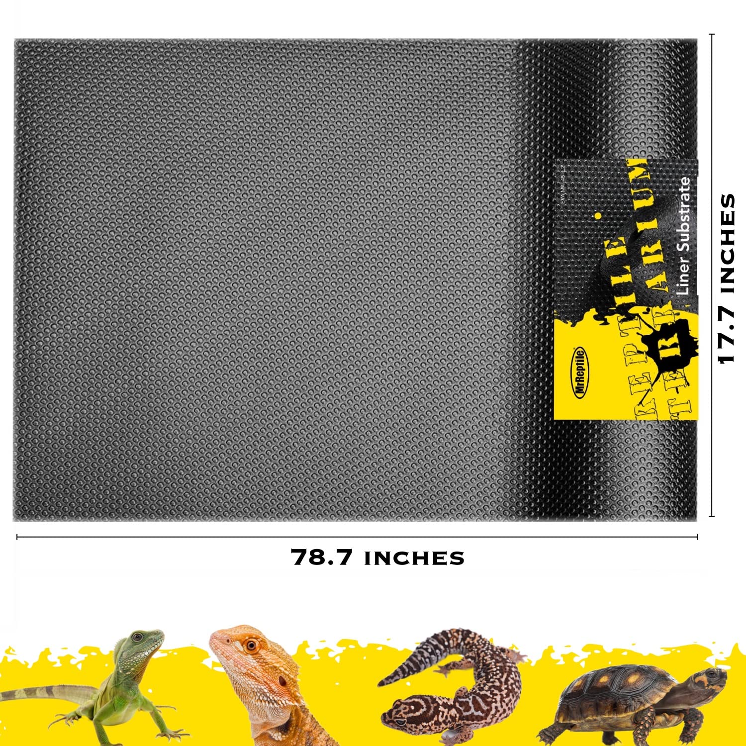 MRREPTILE Reptile Substrate Mat Carpet Bedding, Bearded Dragon Substrate, Reptile Tank Terrarium Liner for Leopard Gecko Lizard