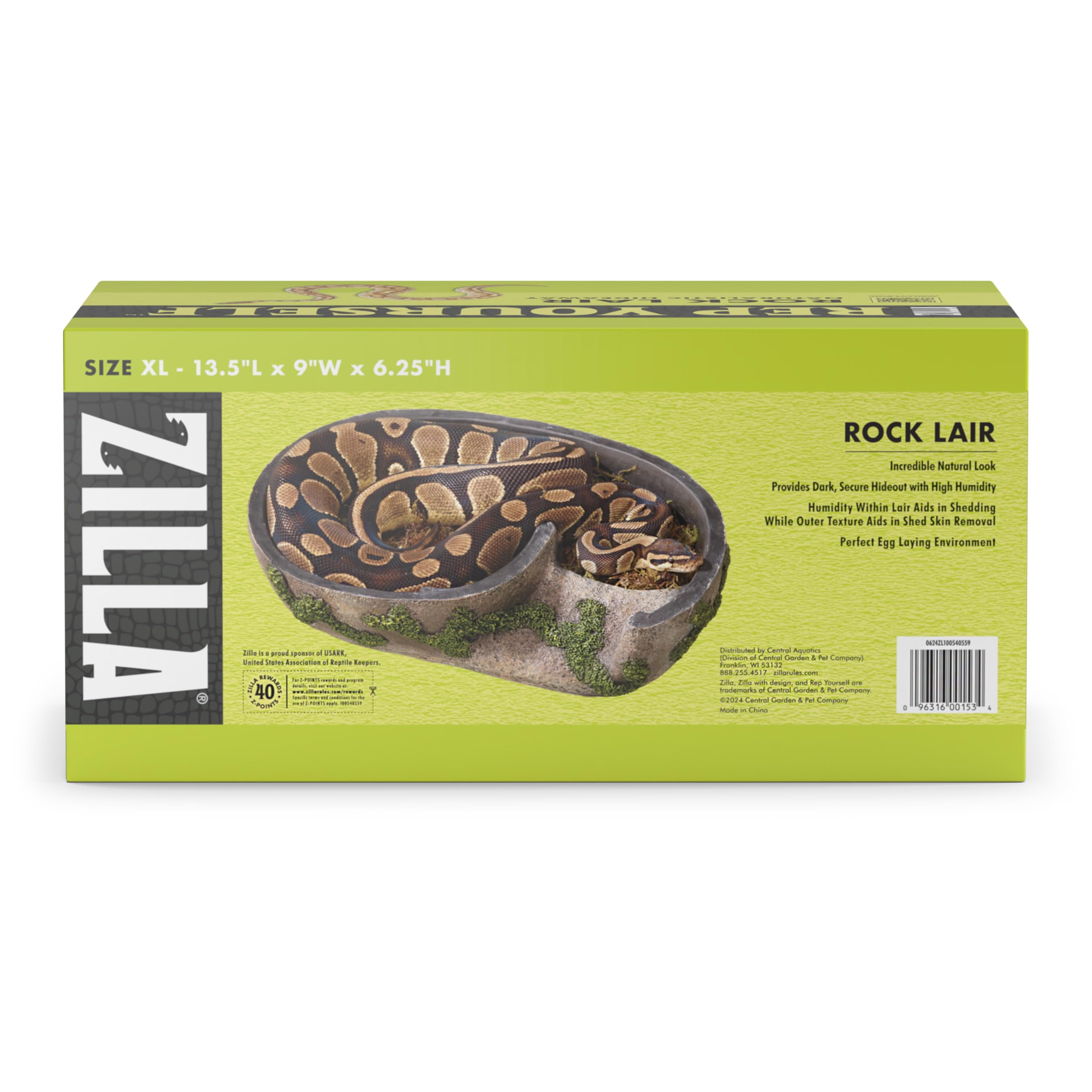 Zilla Pet Terrarium Rock Lair, X-Large