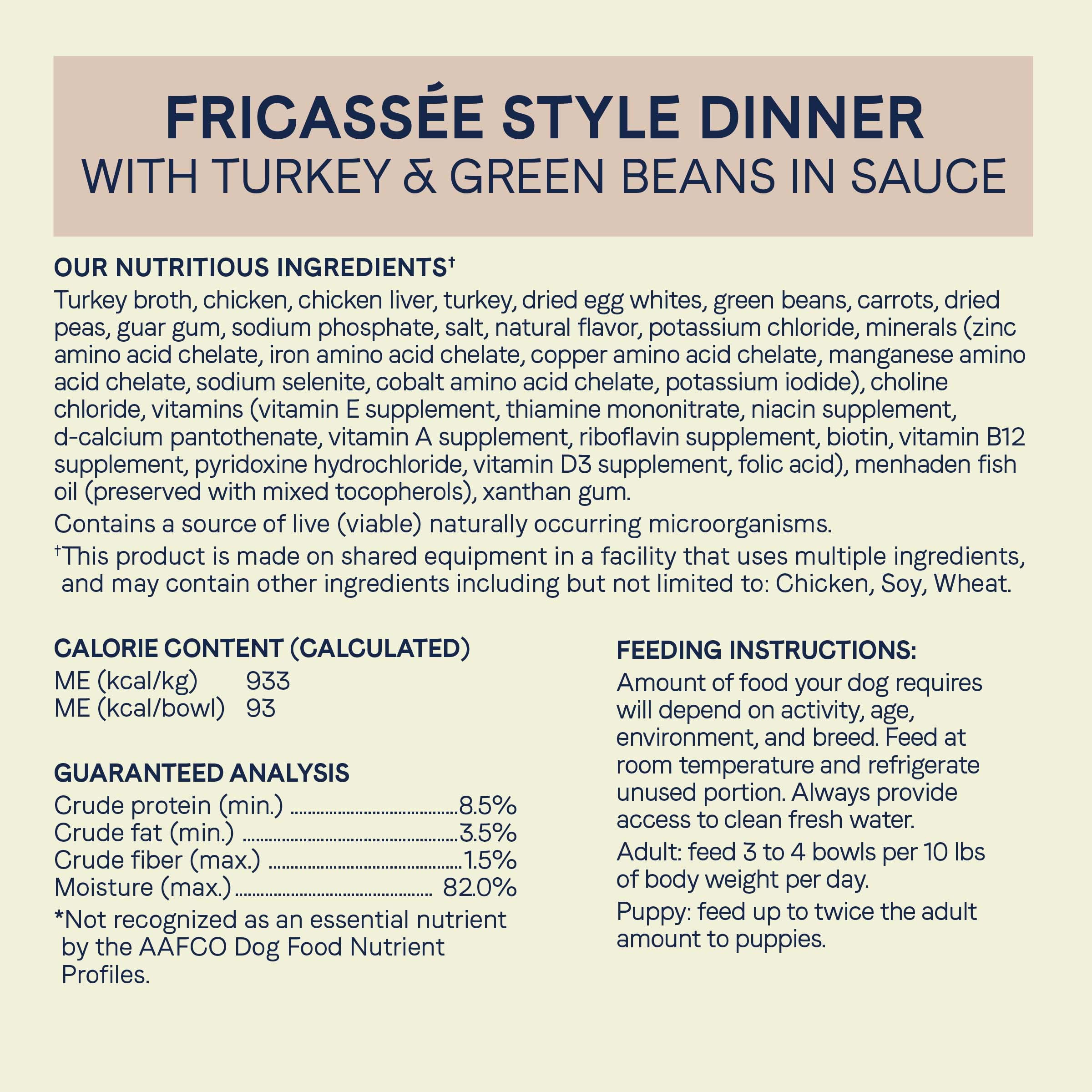 Canidae Pure Petite Premium Wet Dog Food for Small Breeds, Turkey & Green Beans Morsels, 3.5 oz. (Pack of 12)