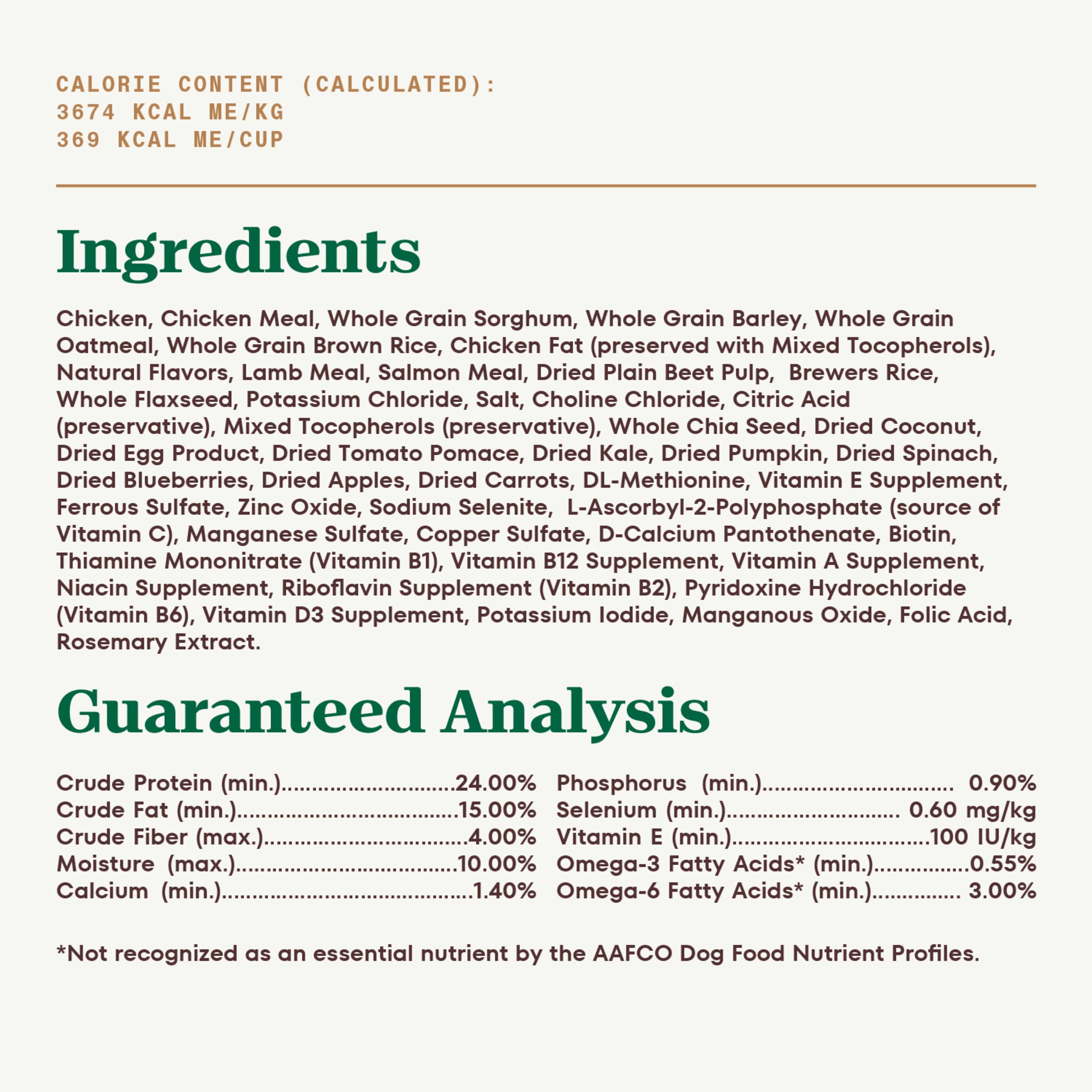 Nutro Ultra Adult Dry Dog Food with a Trio of Proteins from Chicken, Lamb and Salmon, 30 lb. Bag