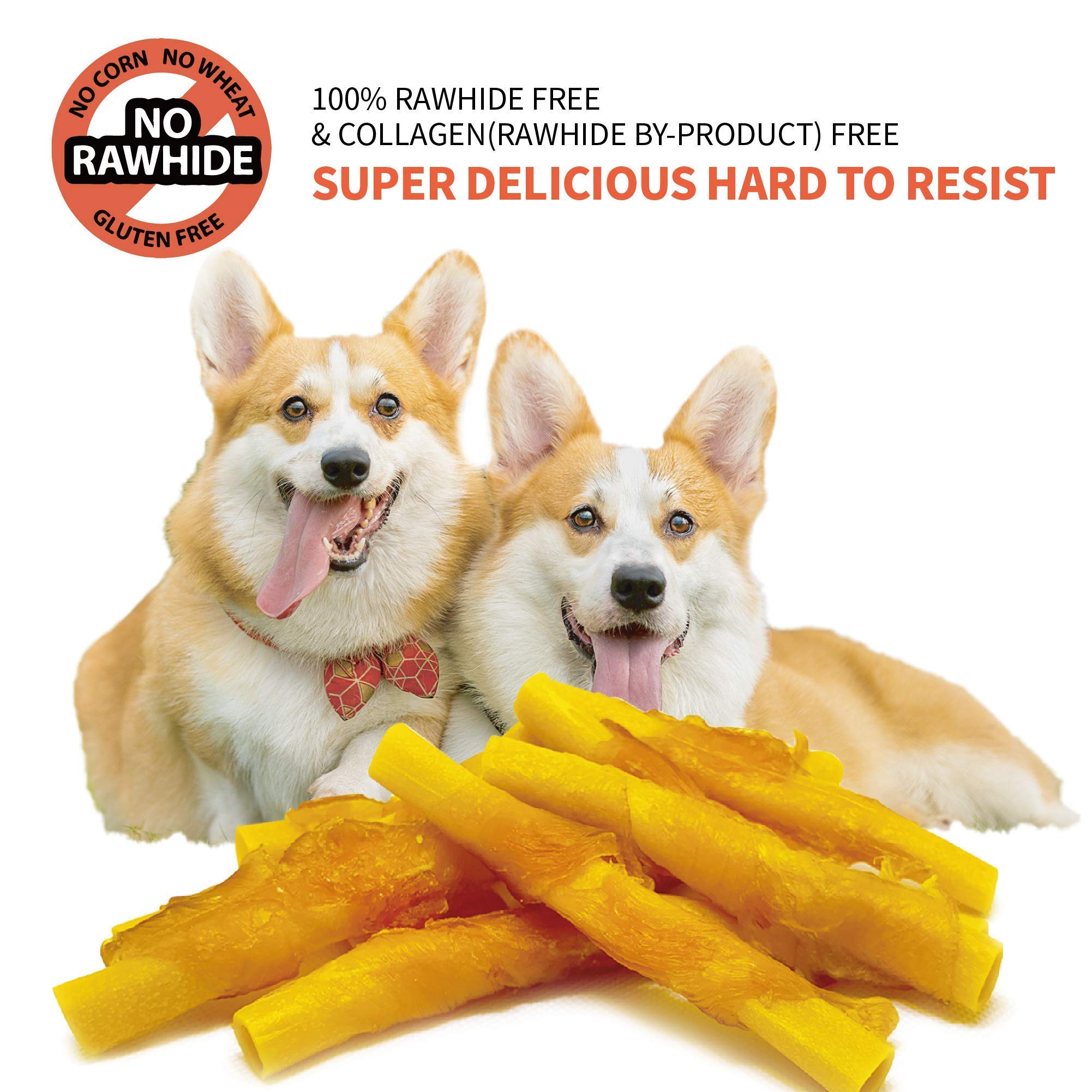 LuvChew Chicken Wrapped Dog Bone Treat Sticks with Glucosamine & Turmeric, Easy to Digest, Non-Rawhide Soft Chicken Cheese Dog C