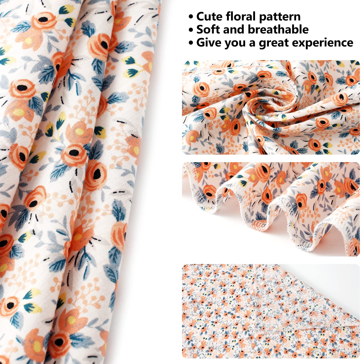 Dog Bandanas & Matching Scrunchie Set Flower Dog Scarf Bibs Girl Pet Bandana With Bow Tie For Medium Large Dogs Owner Mom Gift