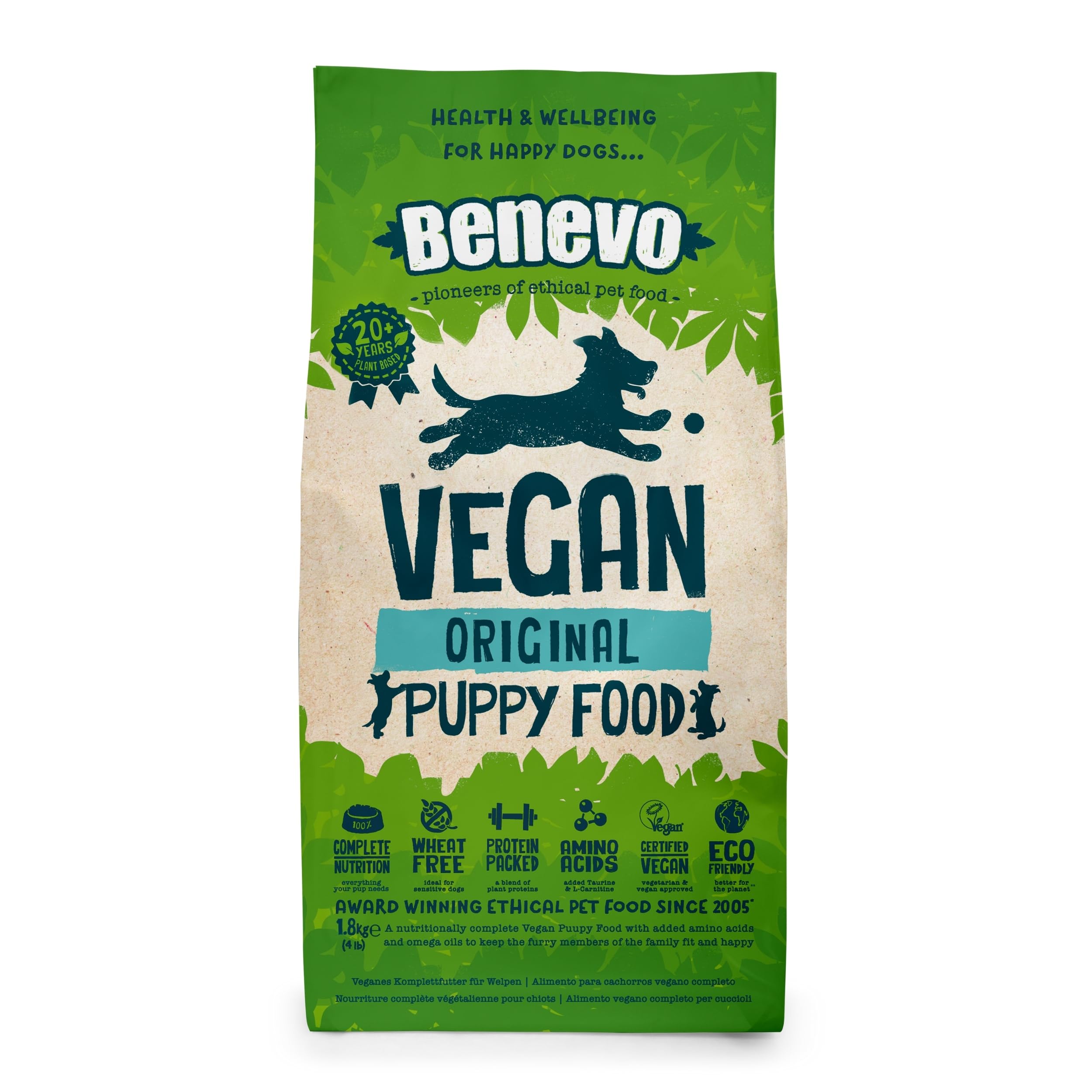 Benevo Dry Puppy Food Original Complete Puppy  2kg Bag
