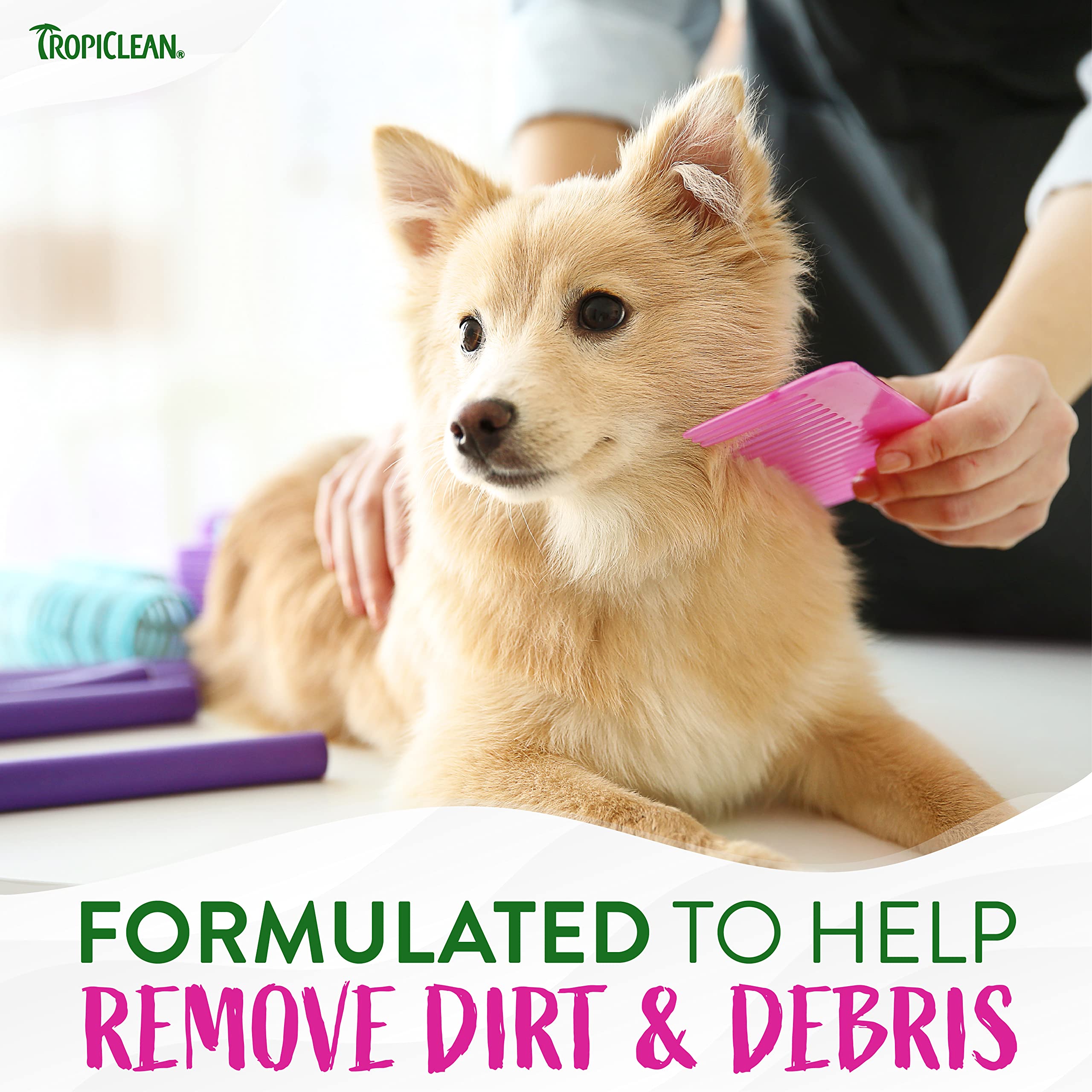 Tropiclean Deodorizing Dog Shampoo For Smelly Pets, Cat, Puppy & Kitten Safe, Long Lasting Odor Control, Berry Scent, Made In The Usa, 1 Gallon