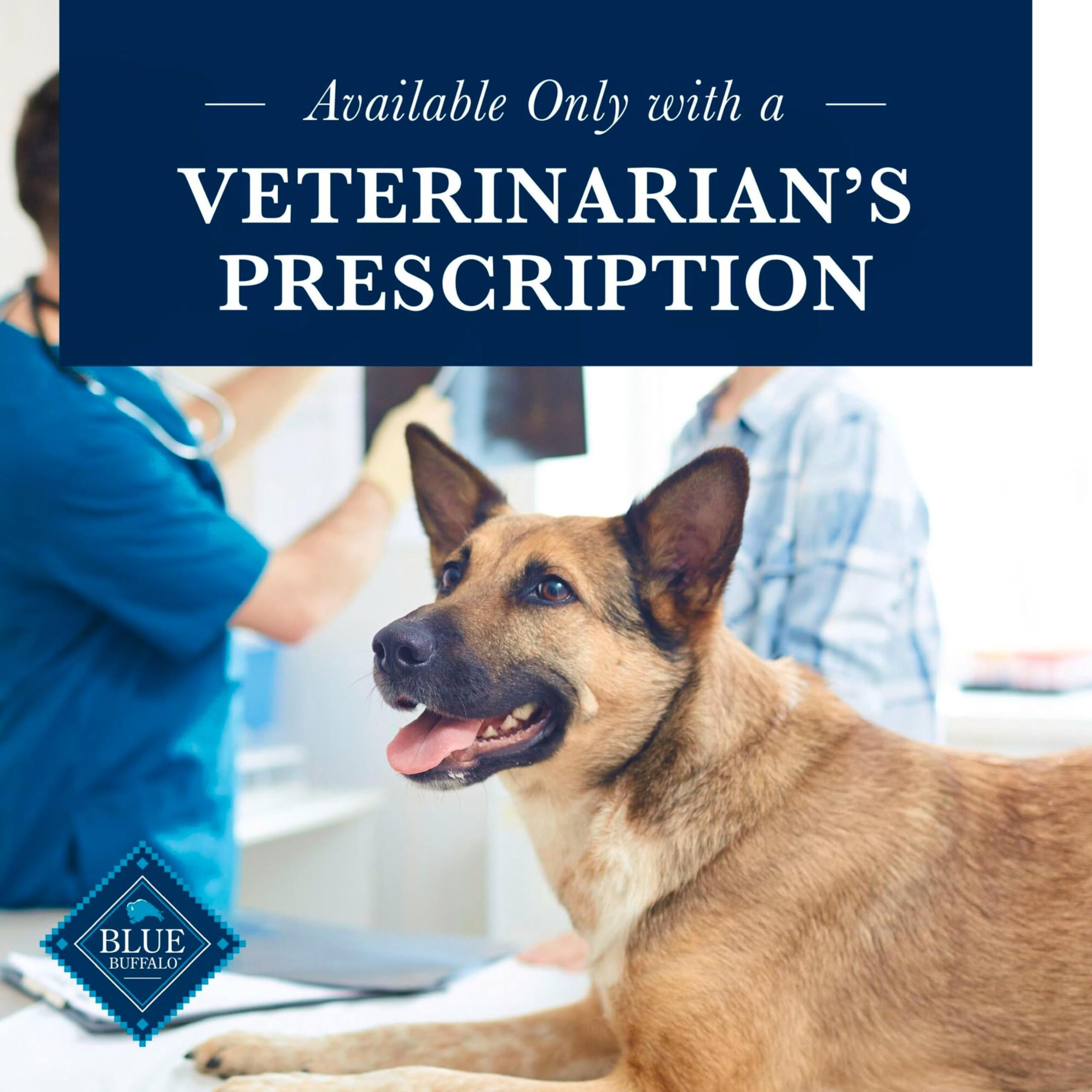 Blue Buffalo Natural Veterinary Diet GI Low Fat Gastrointestinal Support Dry Dog Food, Veterinarians Prescription Required, Whi