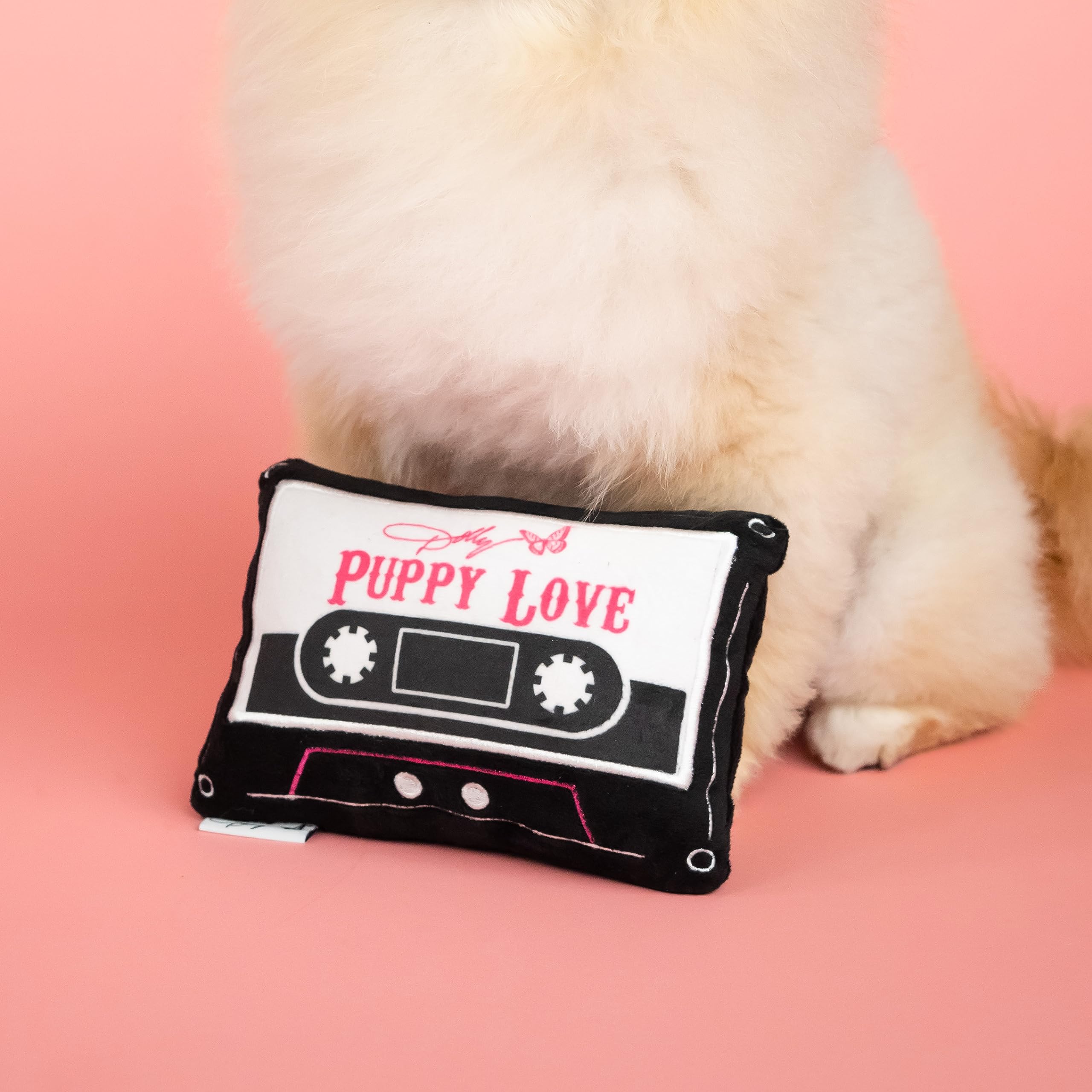 Doggy Parton Plush Dog Toys Collection - Puppy Love Tape