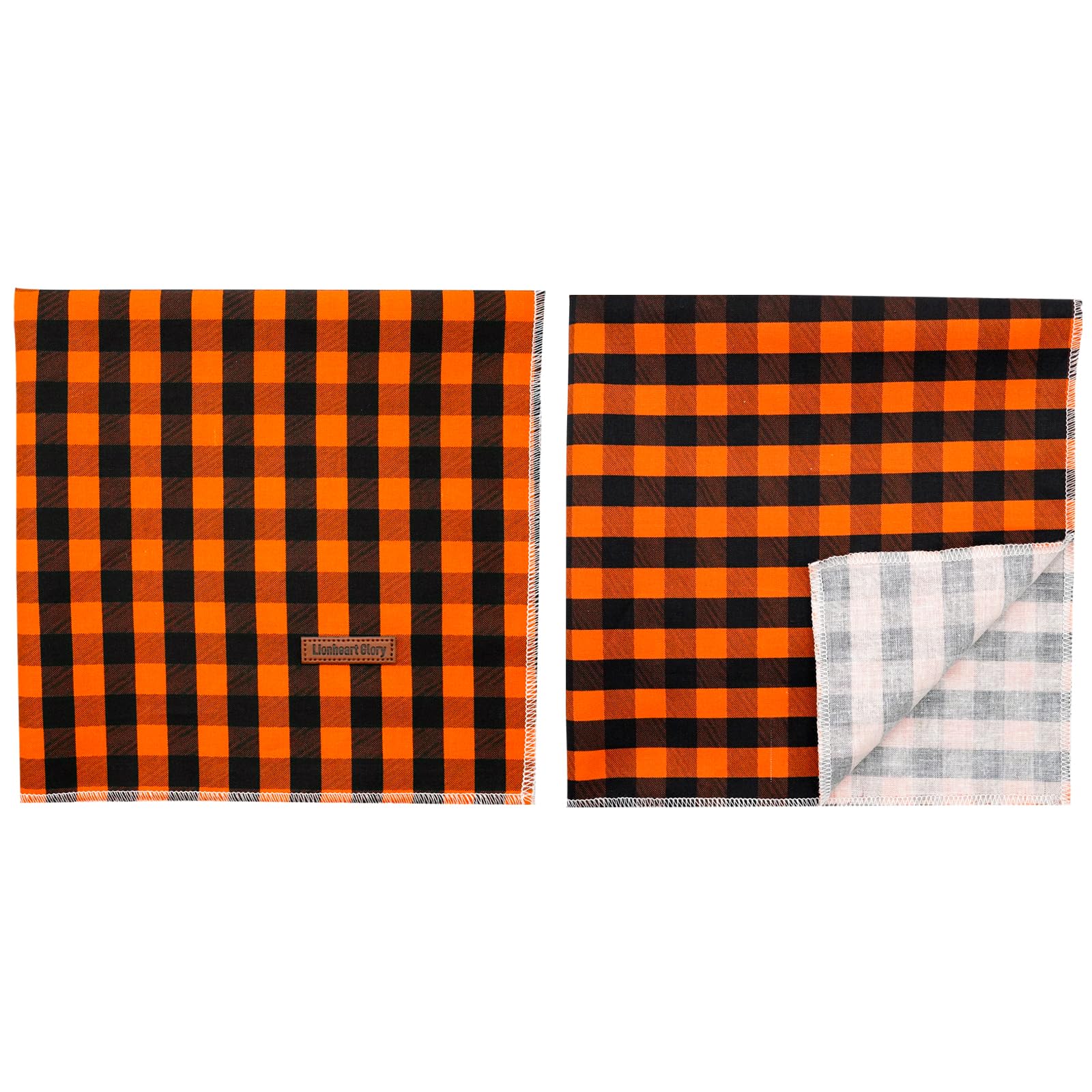 Lionheart Glory Dog Bandana 1 Pack Washable Soft Dog Scarf, Fall Bib Scarf Boy Girl Bandana Square Halloween Dog Bandanas For Small Medium Large Dog Puppy