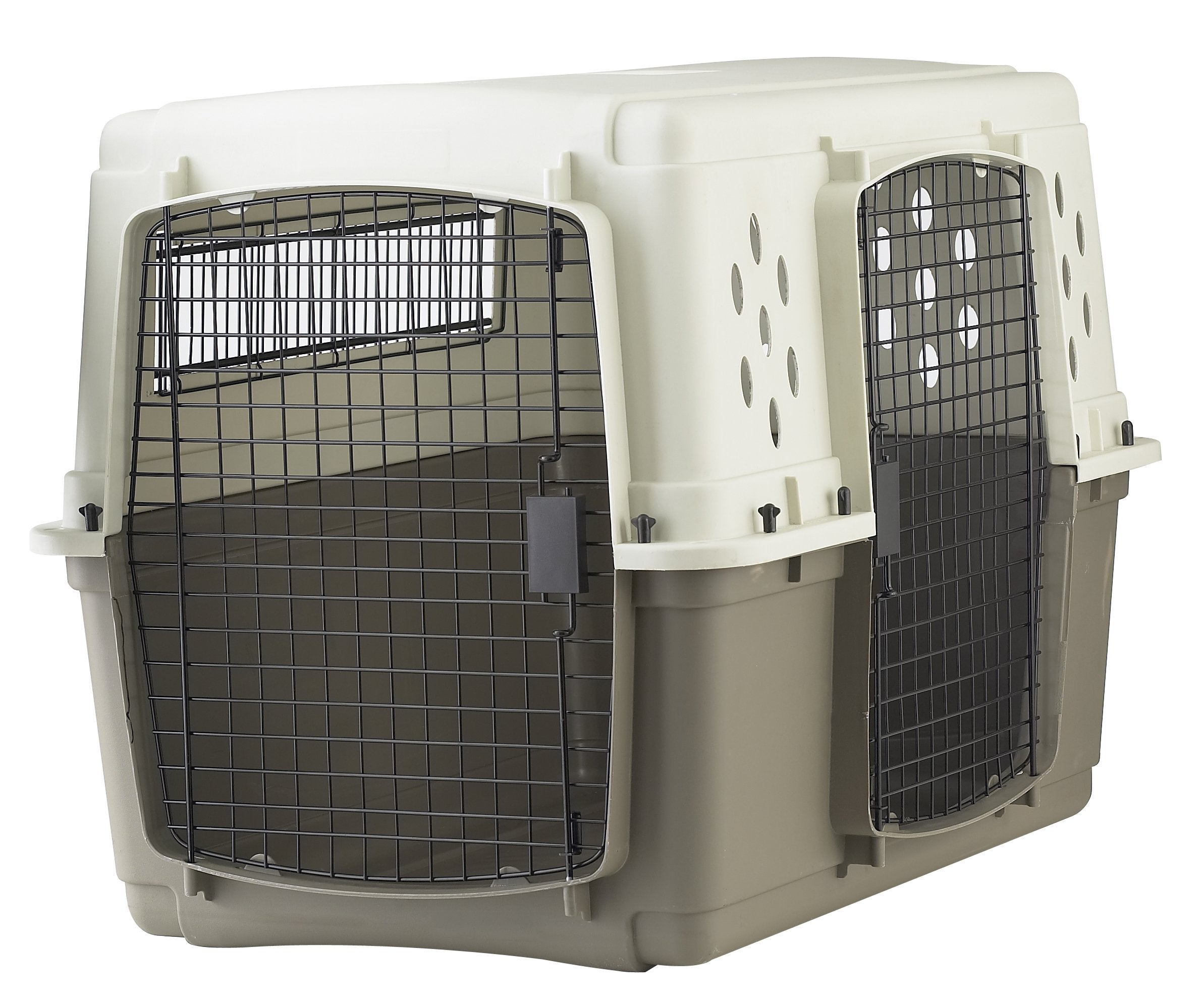 Pet Lodge® Two Door Dog Crate | Designed For Air Transport | Side Door Dog Kennel | Great For Pets Up To 70 Lbs | Large