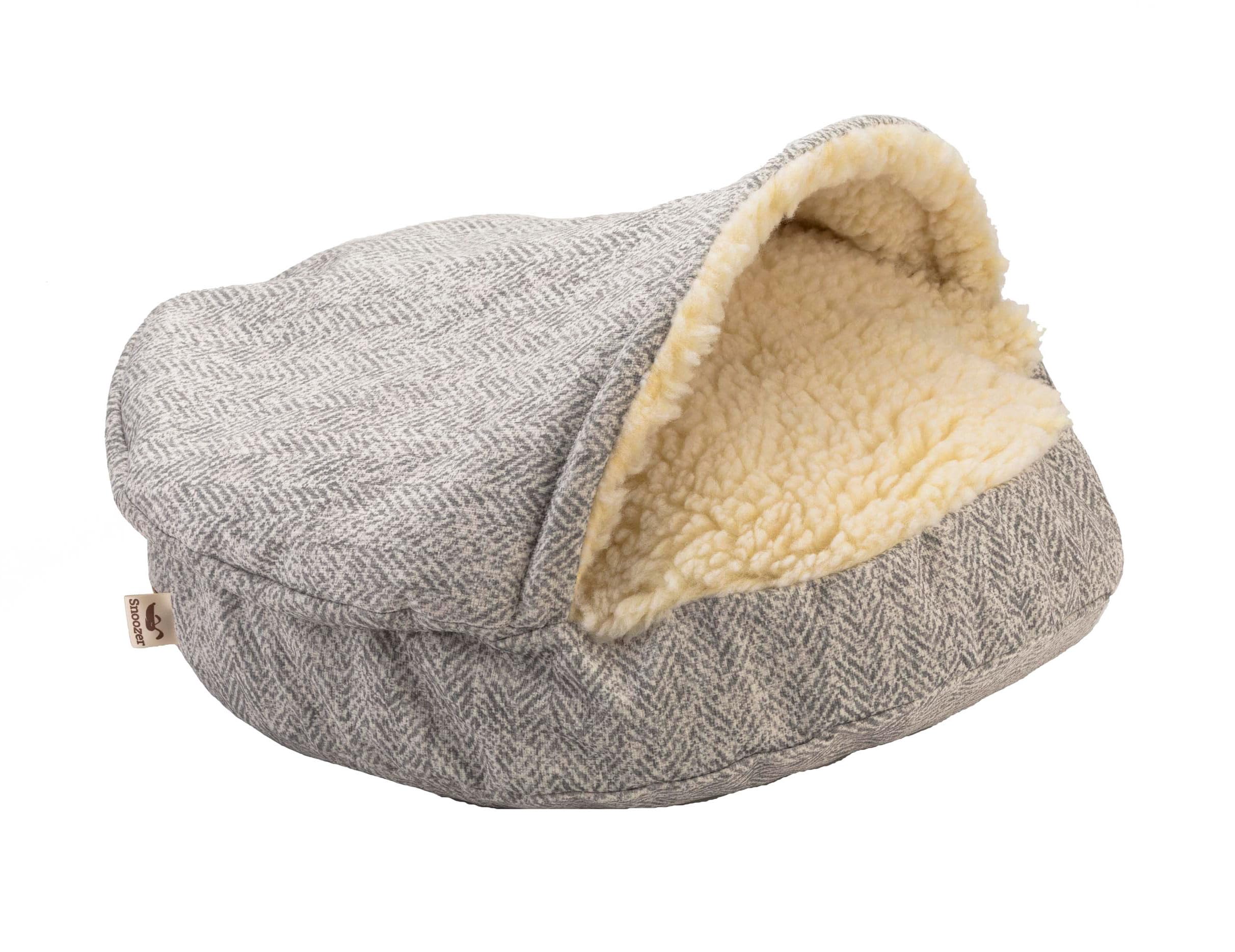 Snoozer Luxury Microsuede Cozy Cave Pet Bed, Show Dog Collection, Small, Palmer Dove