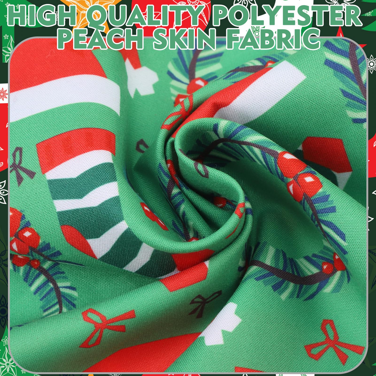 Expawlorer Christmas Dog Bandanas - 4 Pack Reversible Holiday Dog Bandanas Costume Boy And Girl, Soft Triangle Scarfs Bibs, Xmas