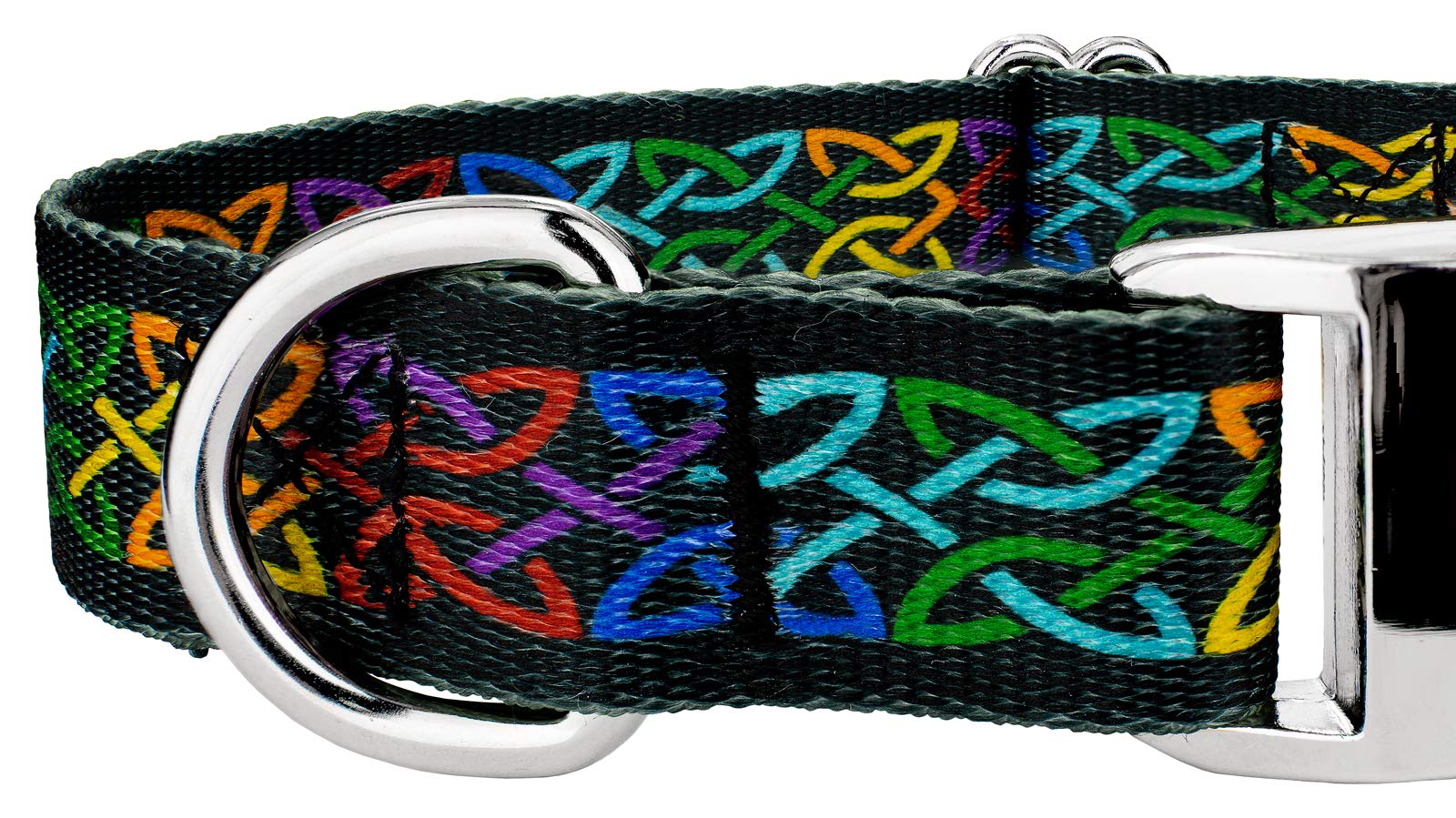 Country Brook Petz - Premium Celtic Pride Dog Collar - Irish Pride Collection Featuring Lucky Designs (1 Inch, Large)