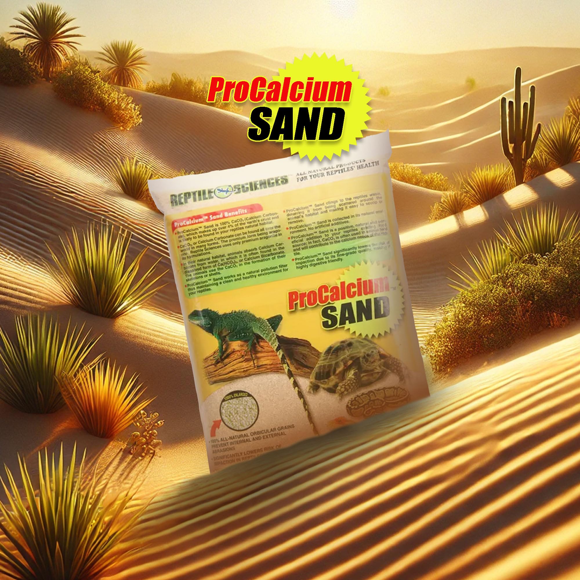 Reptile Sciences Terrarium Sand, 10-Pound, Natural Sedona