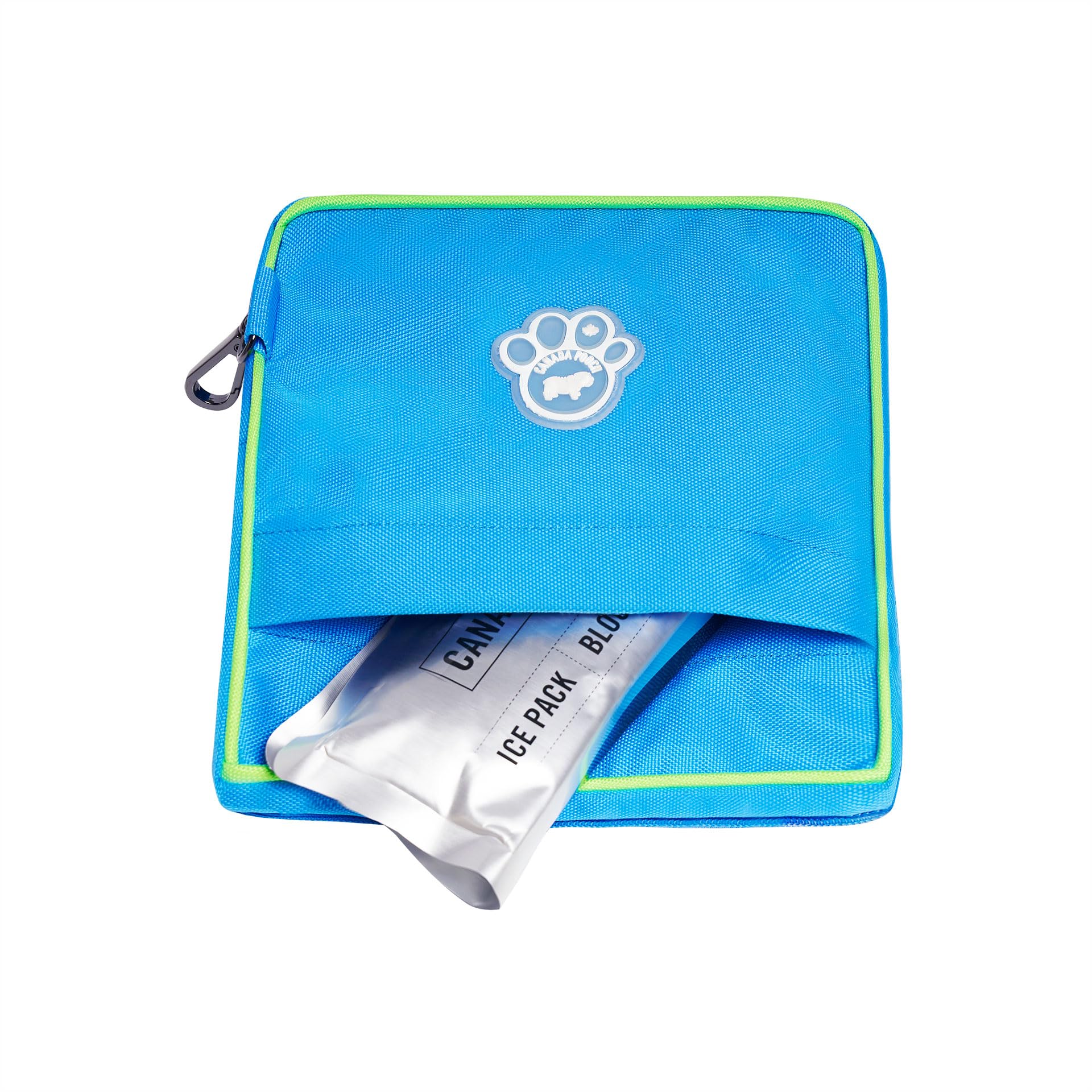 Canada Pooch Portable Water Bowl For Dogs - Collapsible Dog Water Bowl With Cooling Effect | Leak Free Insulated Foldable Dog Bowl With Separate Compartment Ice Pack, Keeps Water Cold