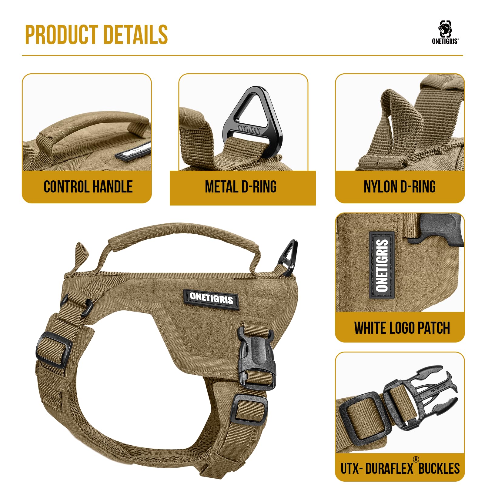 Onetigris Xxs Dog Harness For 5-15Lbs Puppies, Step-In No Pull Harness With Padded Vest For Extra-Small/Small/Medium Dogs And Ca