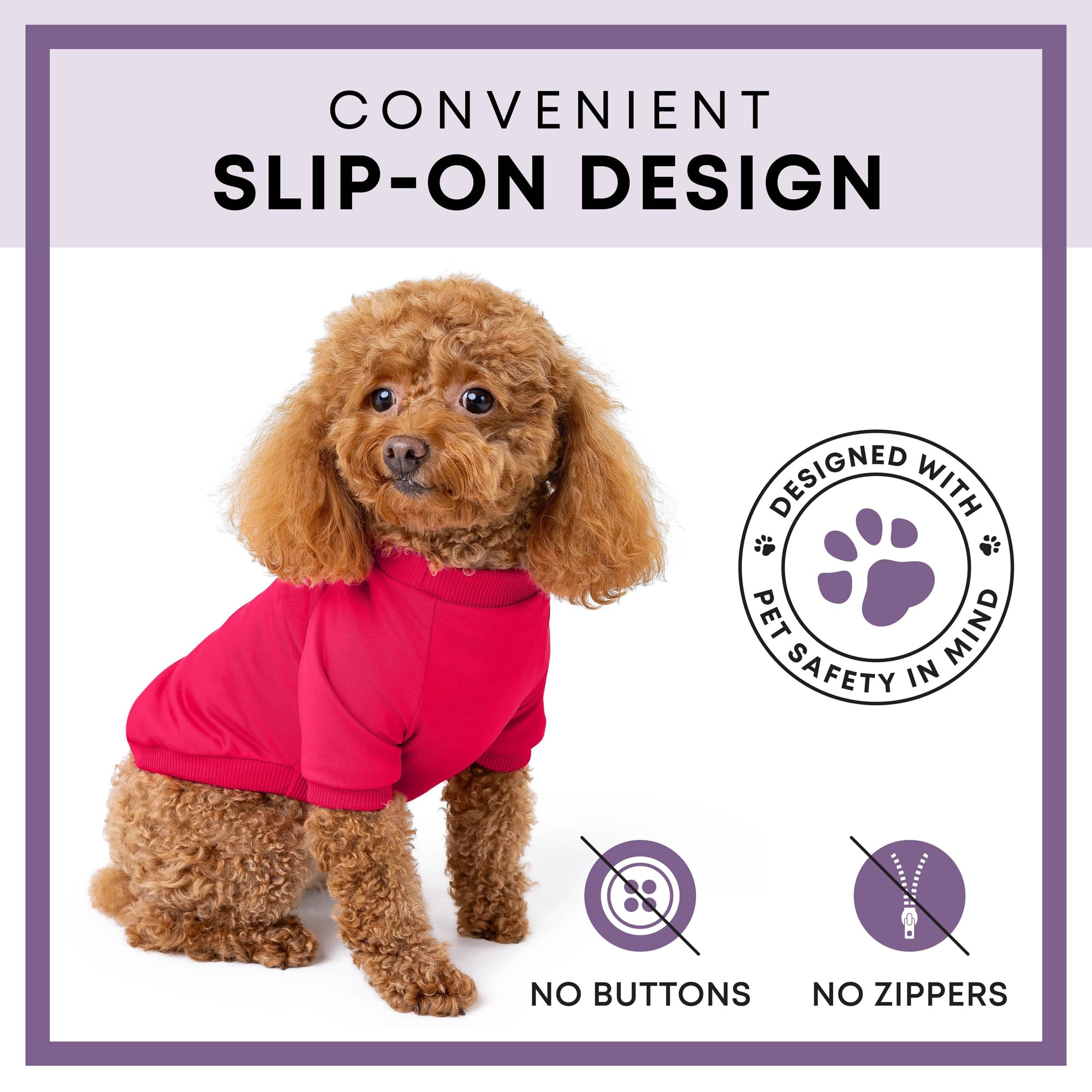 Rocky Thermal Jacket Clothes Fleece Lined Sweater For Dogs, Puppies, Warm Coat Bodysuit Onesie One Piece Vest Pet Jammies With L