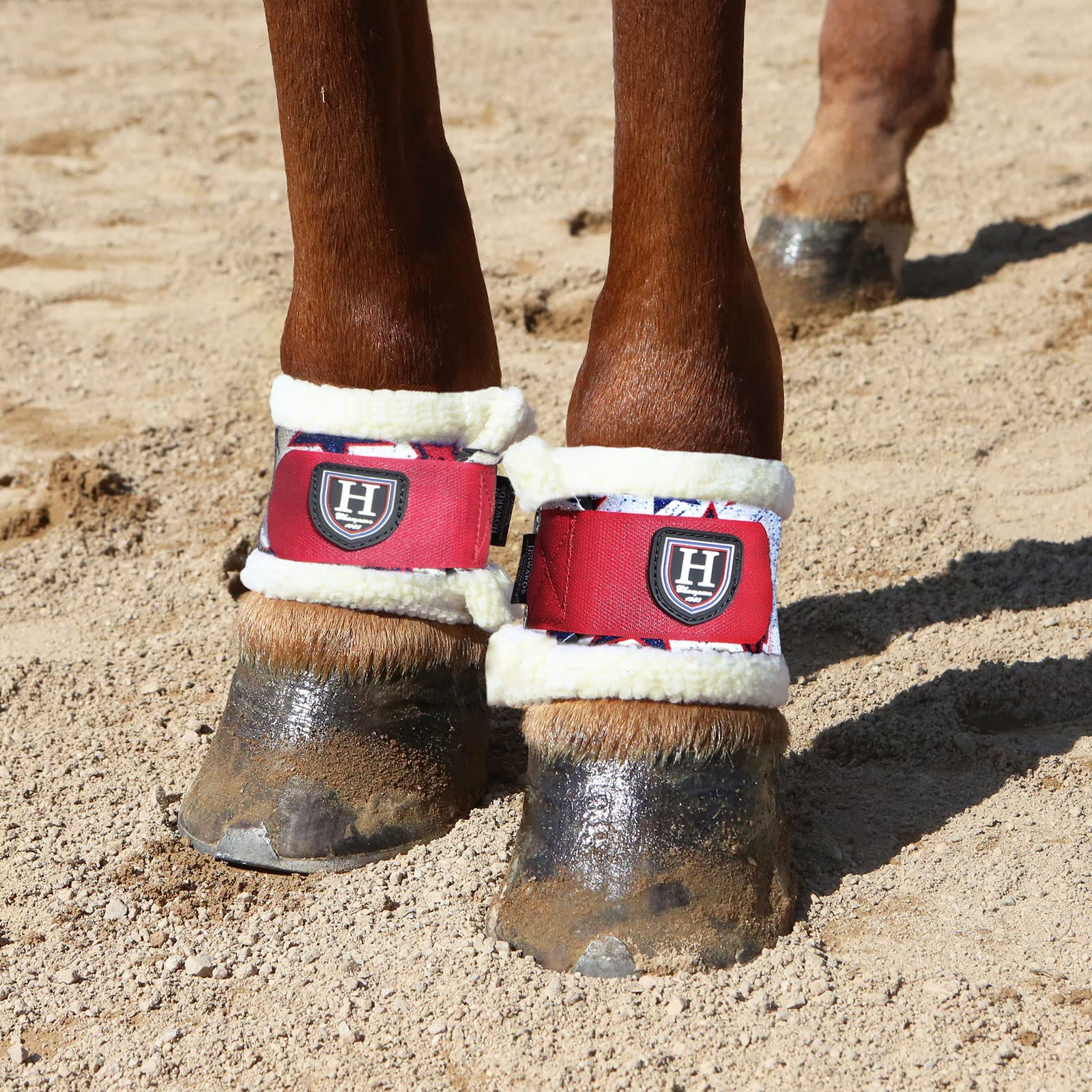 Harrison Howard Essential Premium Horse Pastern Wraps with Berber Fleece Lining Shock Absorbing Unhindered Movements, Sold in Pa
