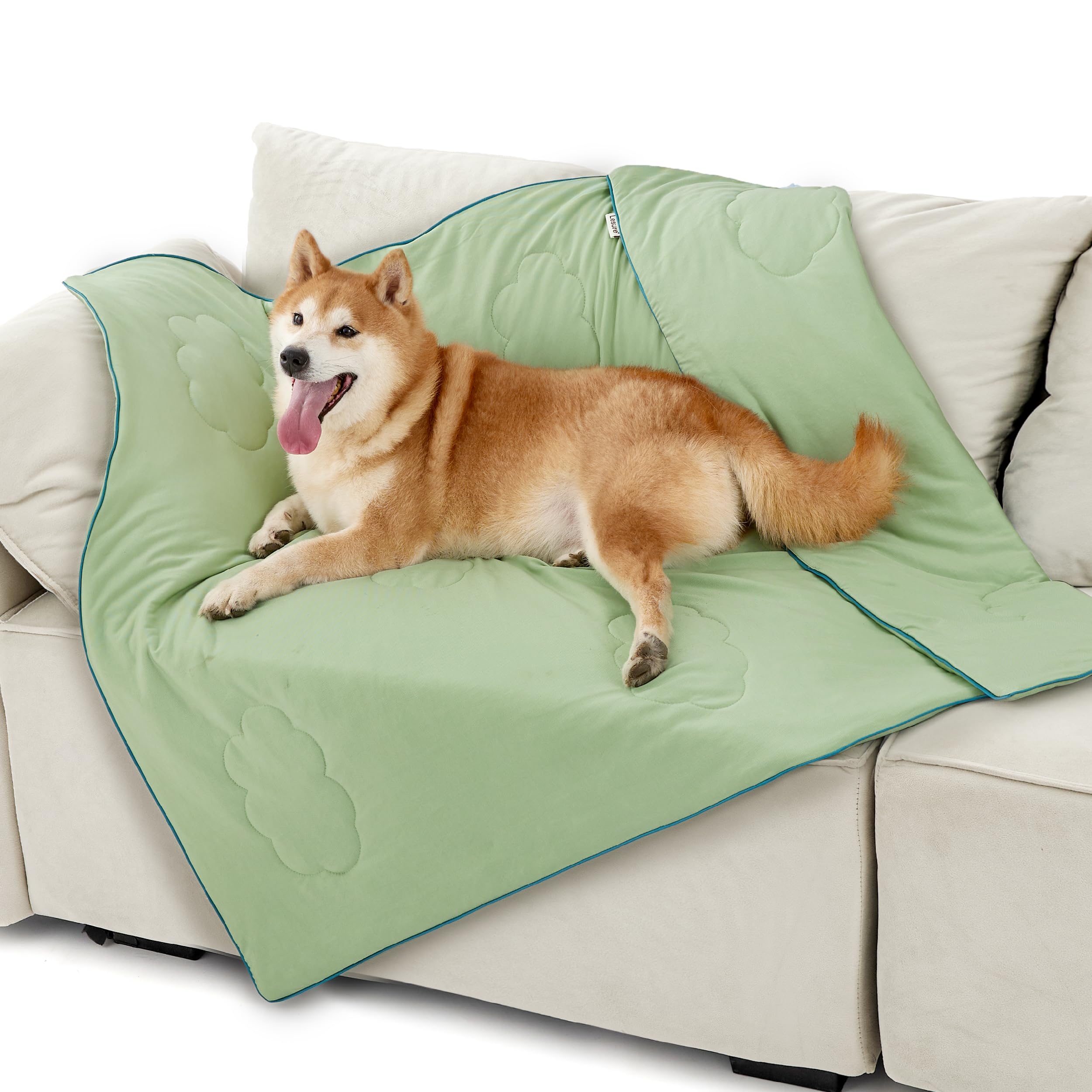 Lesure Premium Cooling Blankets for Large Dogs - Washable Dog Cooling Throw Blanket with Q-MAX>0.4,Durable Self Cooling Pet Mat 