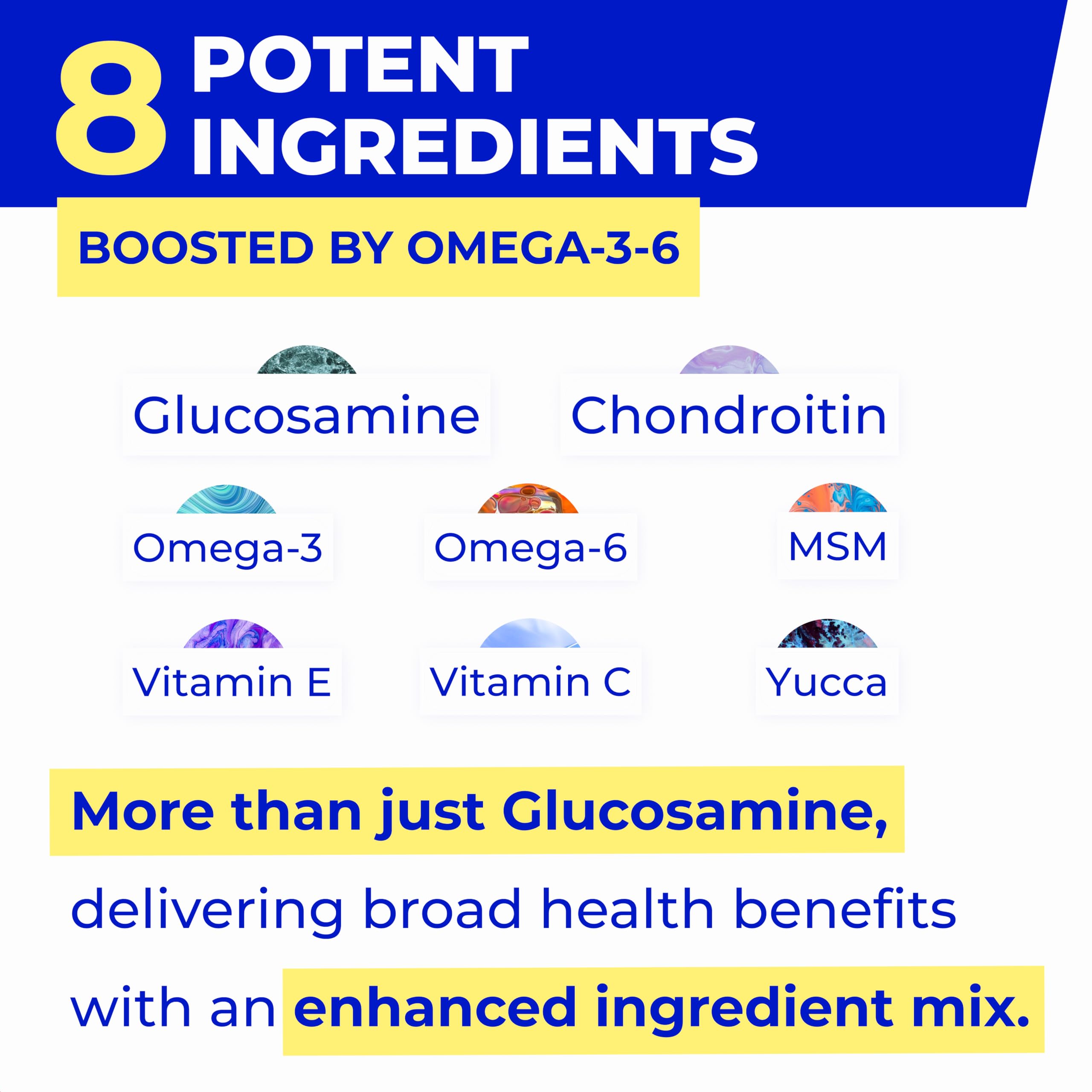 Pawfect Mobility - Glucosamine Treats for Dogs - Hip & Joint Health Supplement Chews w/Omega-3, Chondroitin, MSM - Made in USA -