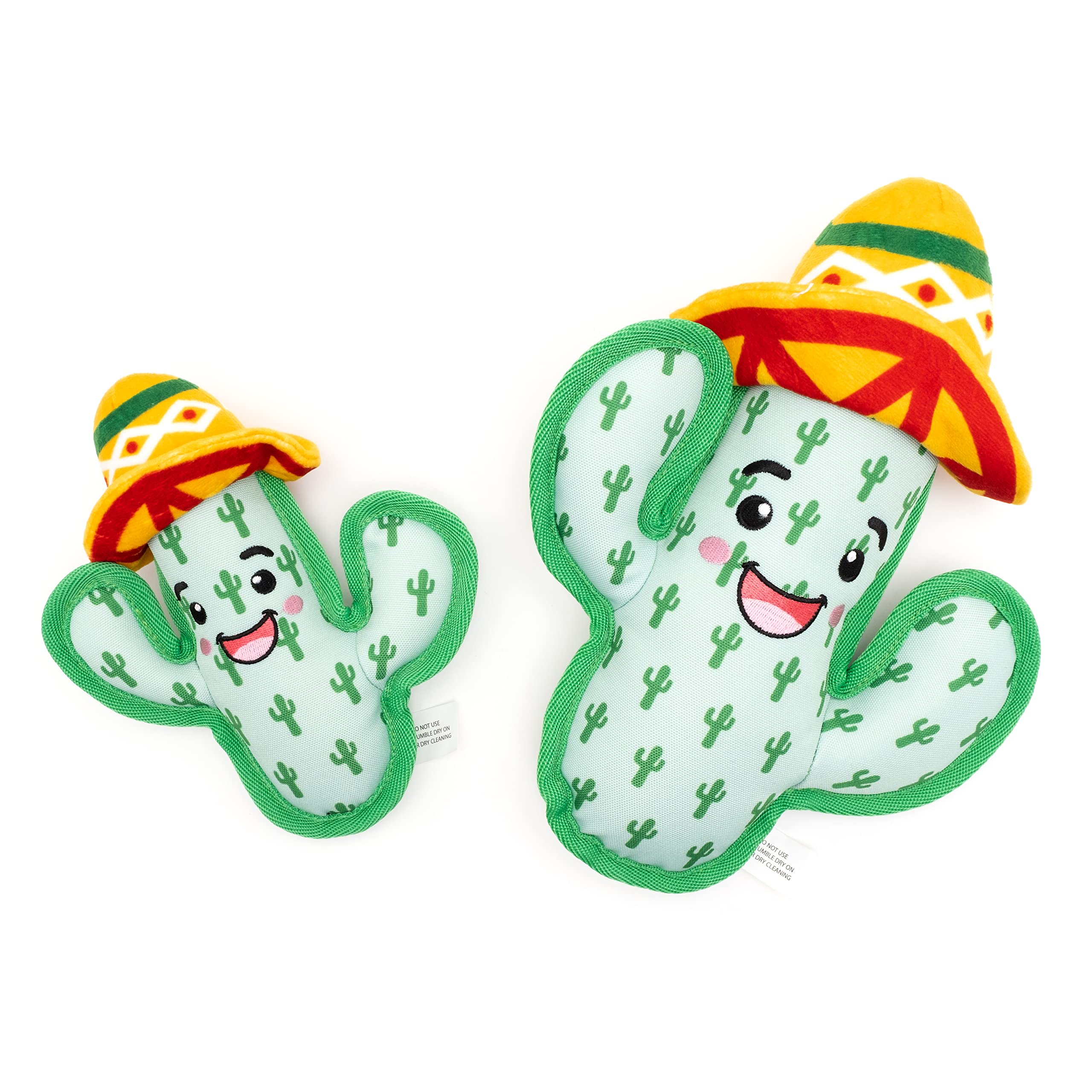 The Worthy Dog Cactus Toy | Durable & Chew-Resistant | Engaging Play With Multiple Squeakers | Made With Safe, Non-Toxic Material | Perfect For Indoor & Outdoor Play | Tug & Toss & Play Large